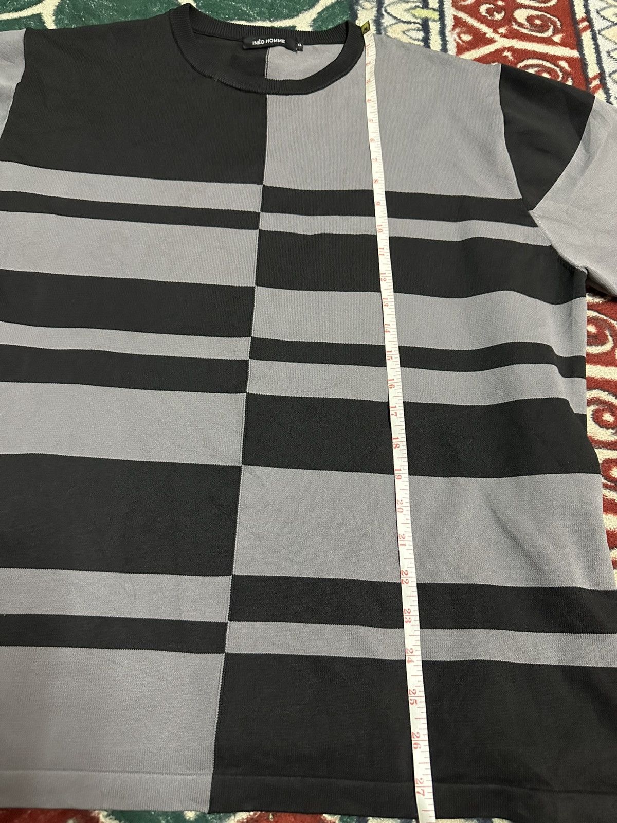 Yohji Yamamoto INÉD Homme Mens By Yohji Yamamoto Block Oversized Tee Size US L / EU 52-54 / 3 - 7 Thumbnail