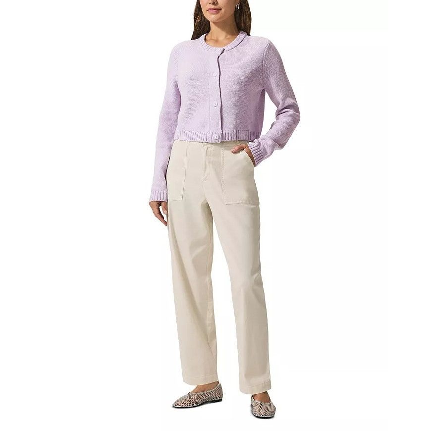 Splendid Splendid Women Ivory Lyocell Comfy Palazzo Pants Size M Size 32" / US 10 / IT 46 - 2 Thumbnail