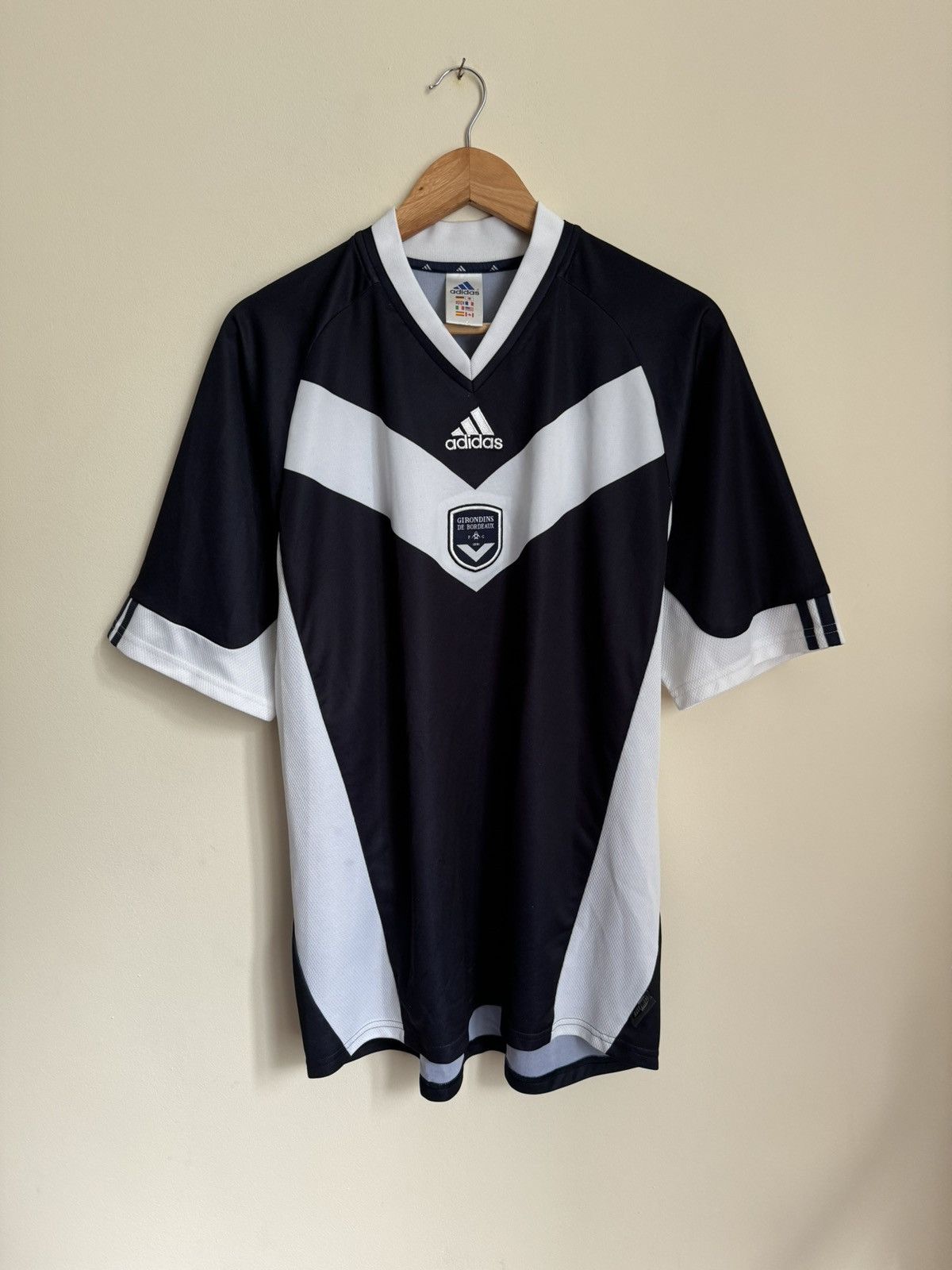 Adidas × Vintage ADIDAS FC Girondins de Bordeaux 2001/03 HOME SOCCER JERSEY Size US L / EU 52-54 / 3 - 1 Thumbnail