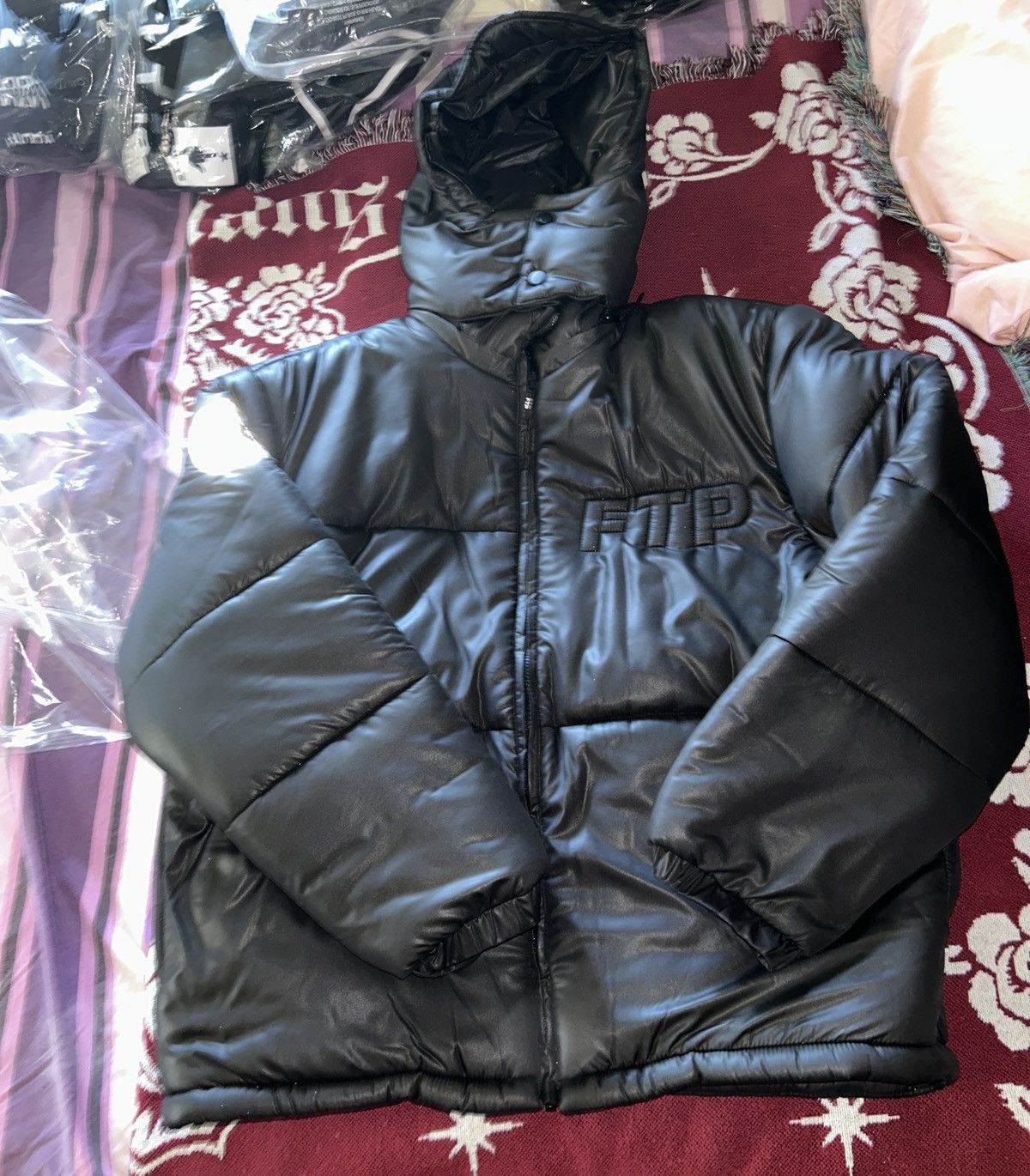 Fuck The Population Ftp world domination puffer jacket xlarge 