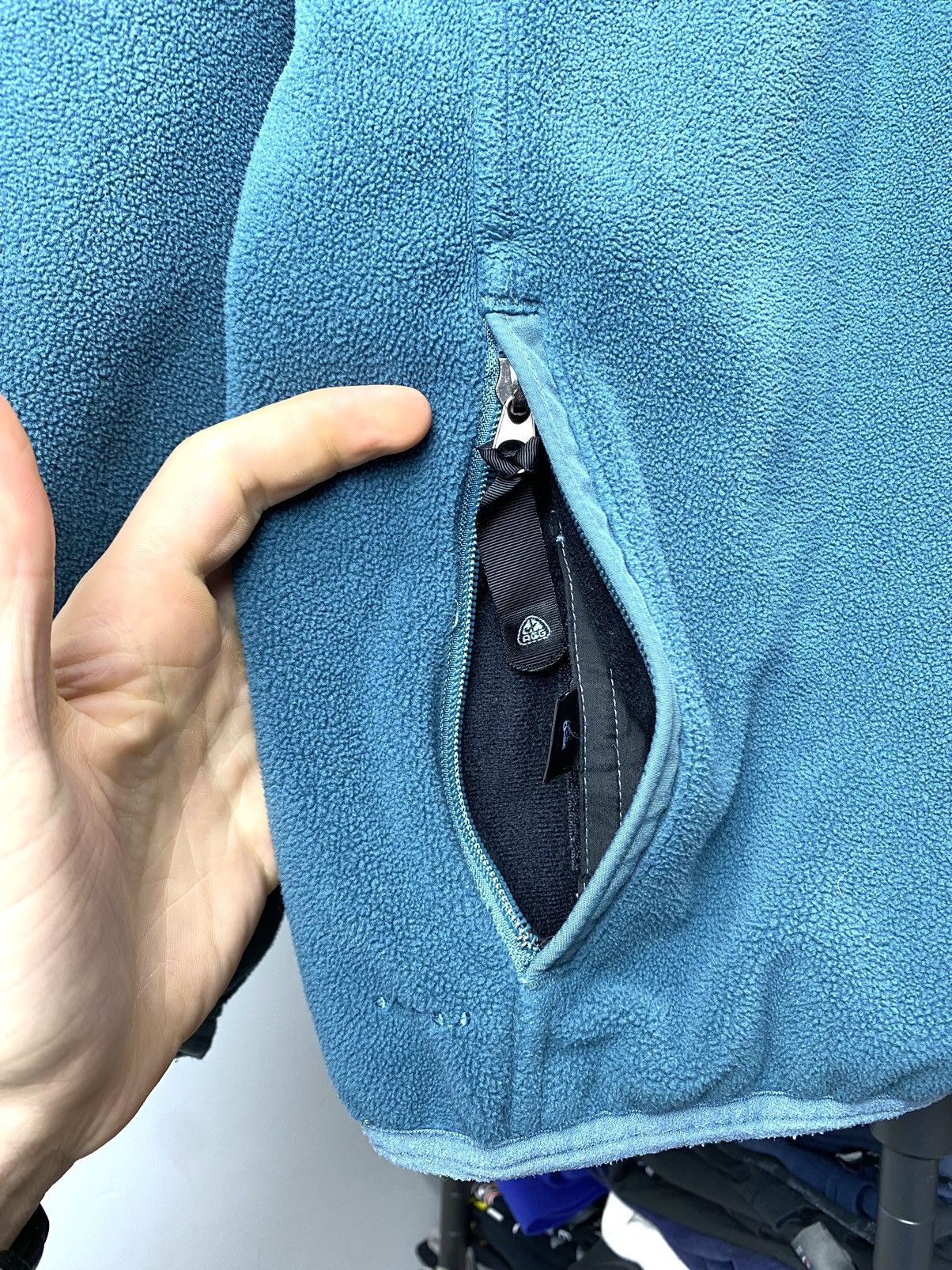 Nike 90’s Beautiful Vintage Nike ACG Fleece Jacket Sweatshirt Size US L / EU 52-54 / 3 - 7 Thumbnail
