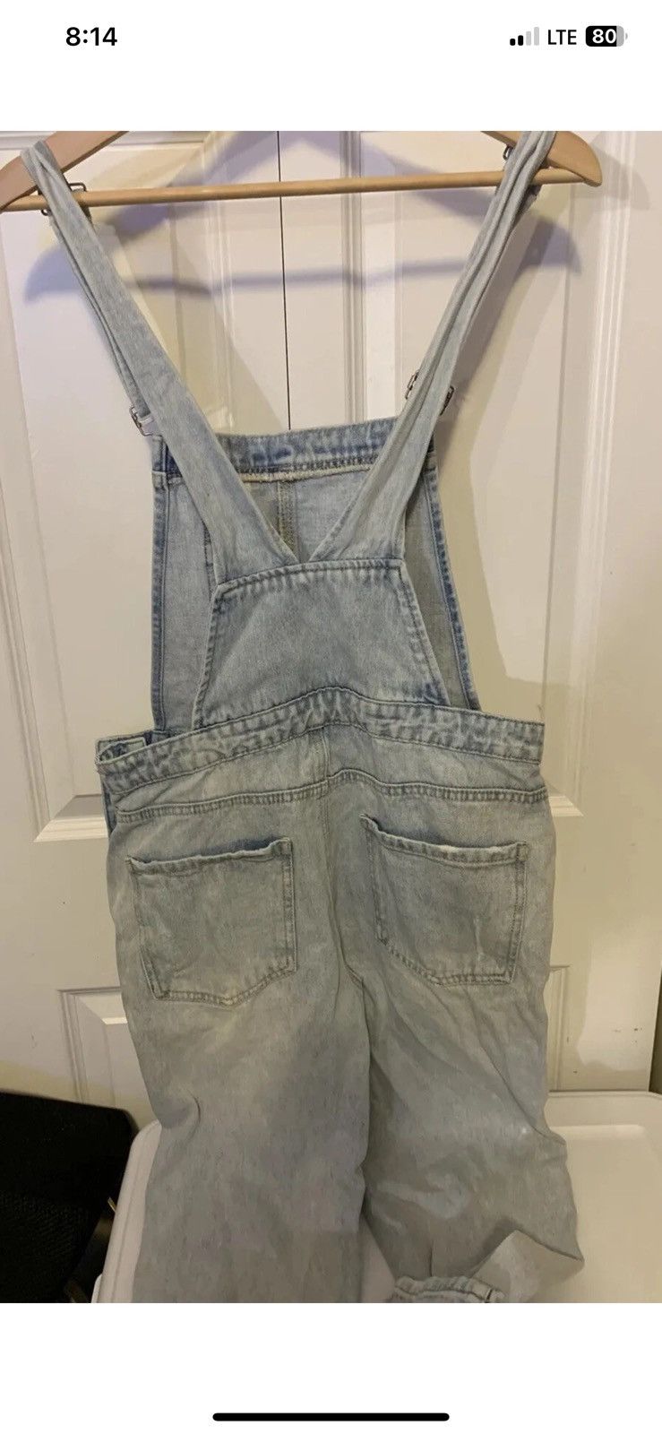 Forever 21 Forever 21 women’s sz 28 overalls denim blue distressed Size 28" / US 6 / IT 42 - 6 Thumbnail