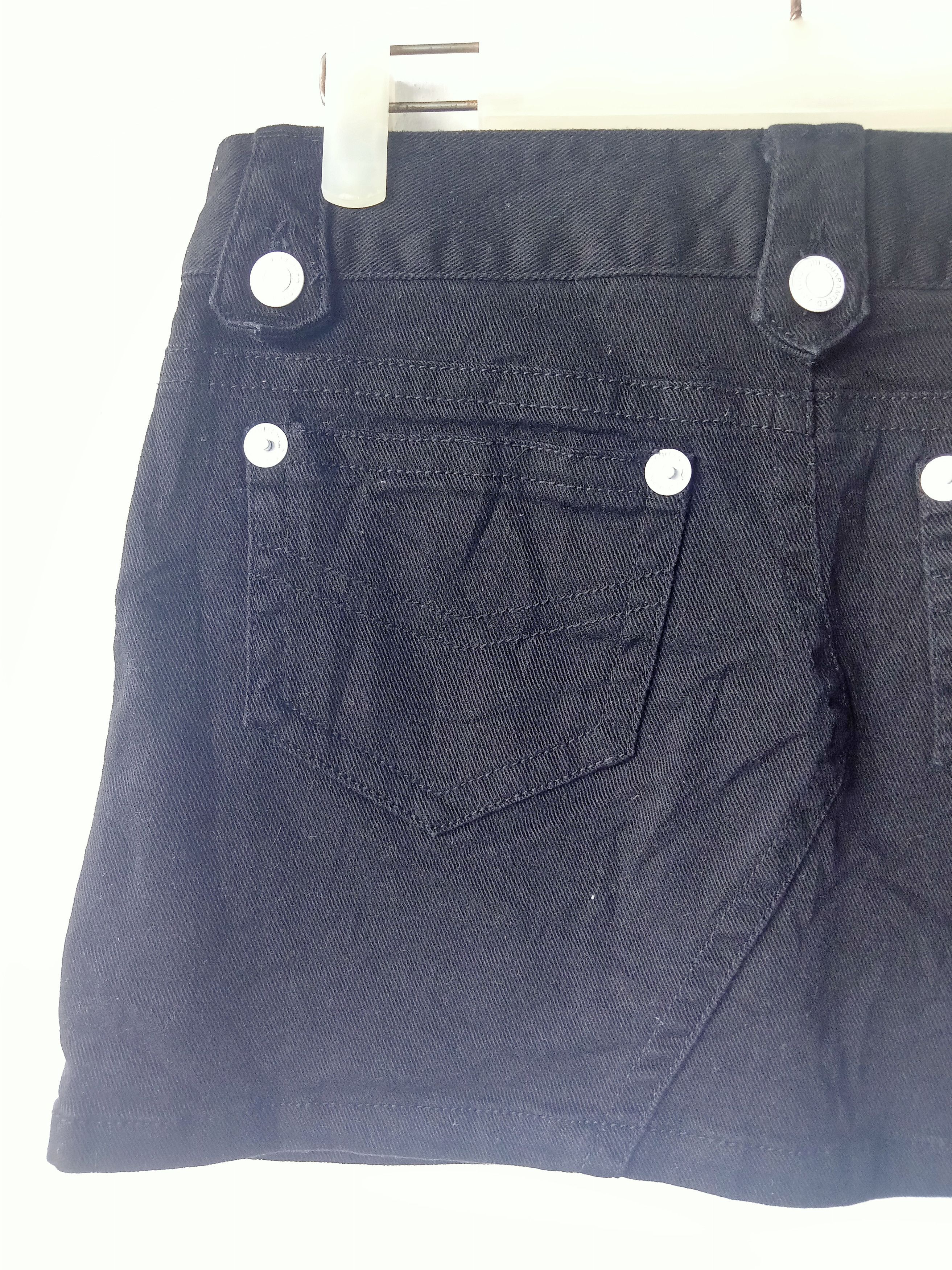 Japanese Brand Japanese Super Black Sidezipper Mini Skirt size 28 Size 28" / US 6 / IT 42 - 5 Thumbnail
