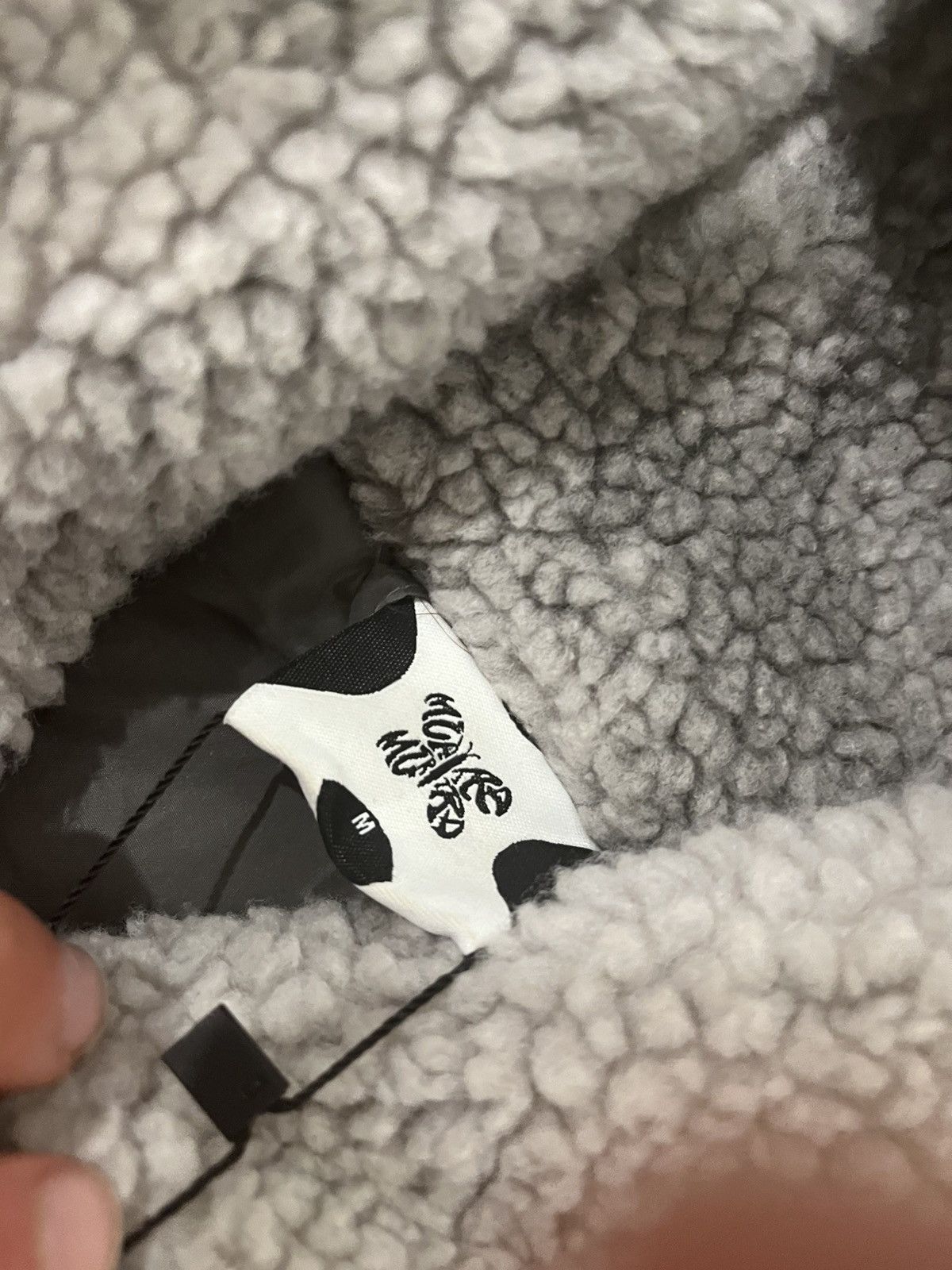 Mertra Mertra grey ninja fleece hoodie Size US M / EU 48-50 / 2 - 6 Thumbnail