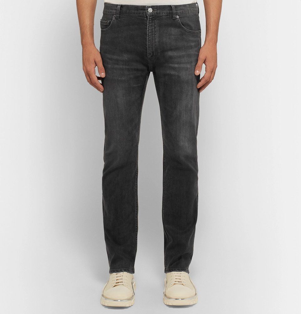 Balenciaga Early Demna Slim-Fit Coated Stretch-Denim Jeans Faded Black Size US 36 / EU 52 - 7 Thumbnail