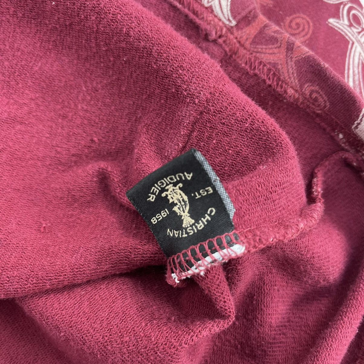 Christian Audigier × Ed Hardy × Vintage Christian Audigier Ed Hardy Full Print Women Zip Hoodie Size S / US 4 / IT 40 - 8 Thumbnail