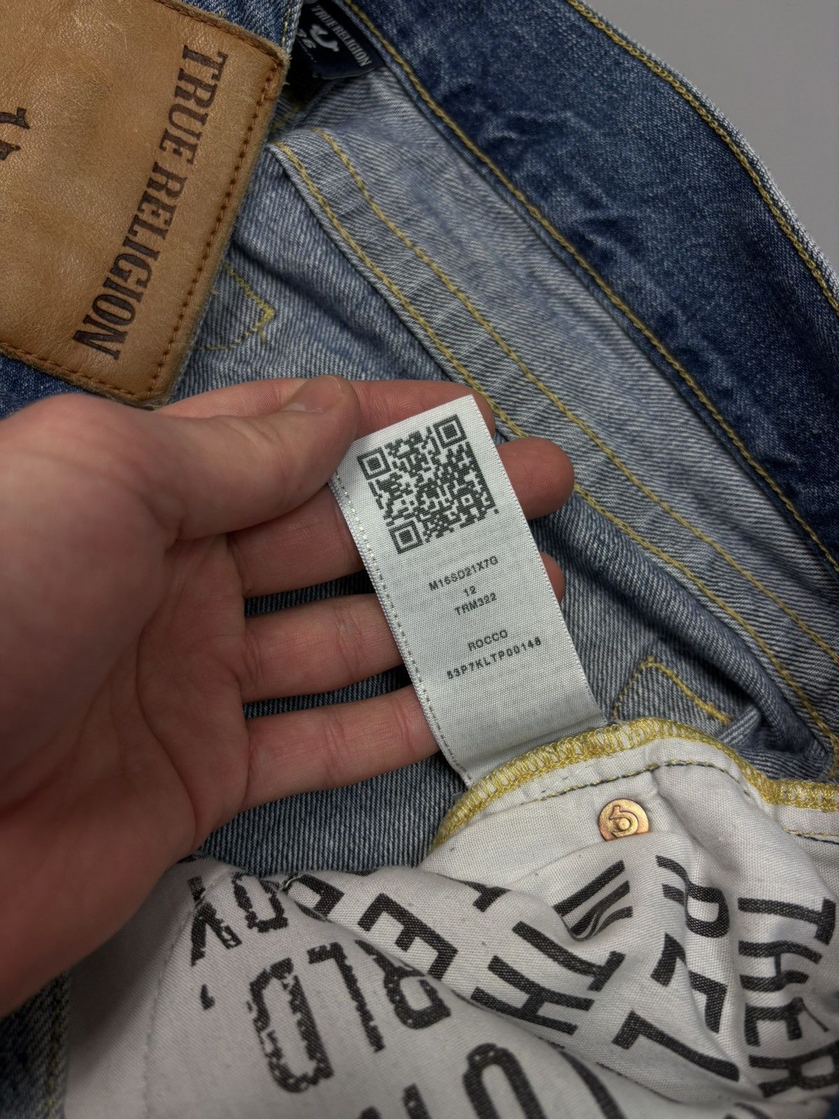 True Religion True Religion Relaxed Skinny Men's Straight Jeans Size US 36 / EU 52 - 13 Thumbnail