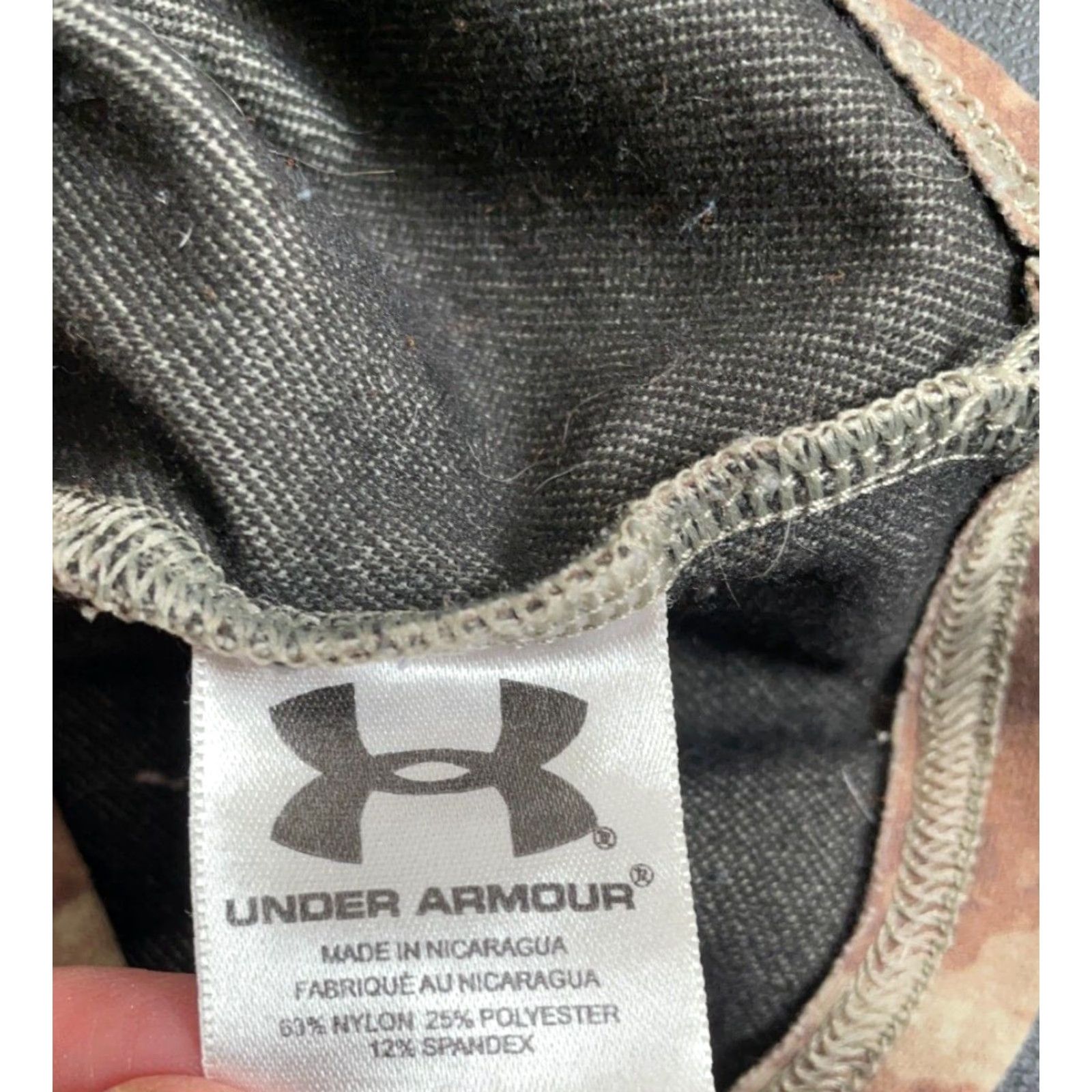 Under Armour Under Armour Shirt Adult Large Mossy Oak Breakup Camouflage Mock Neck Base Layer Pullover Long Sleeve Nylon Polyester Spandex Lightweight Regular Men Size US L / EU 52-54 / 3 - 5 Thumbnail