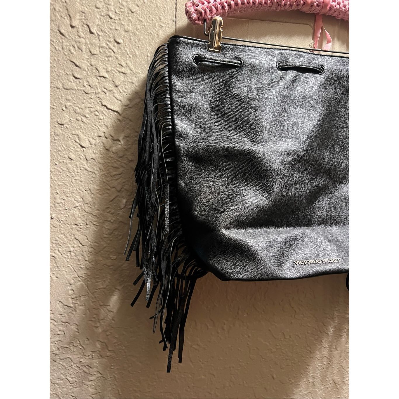 Victoria's Secret Victoria’s Secret Black Fringe Backpack Size ONE SIZE - 3 Thumbnail