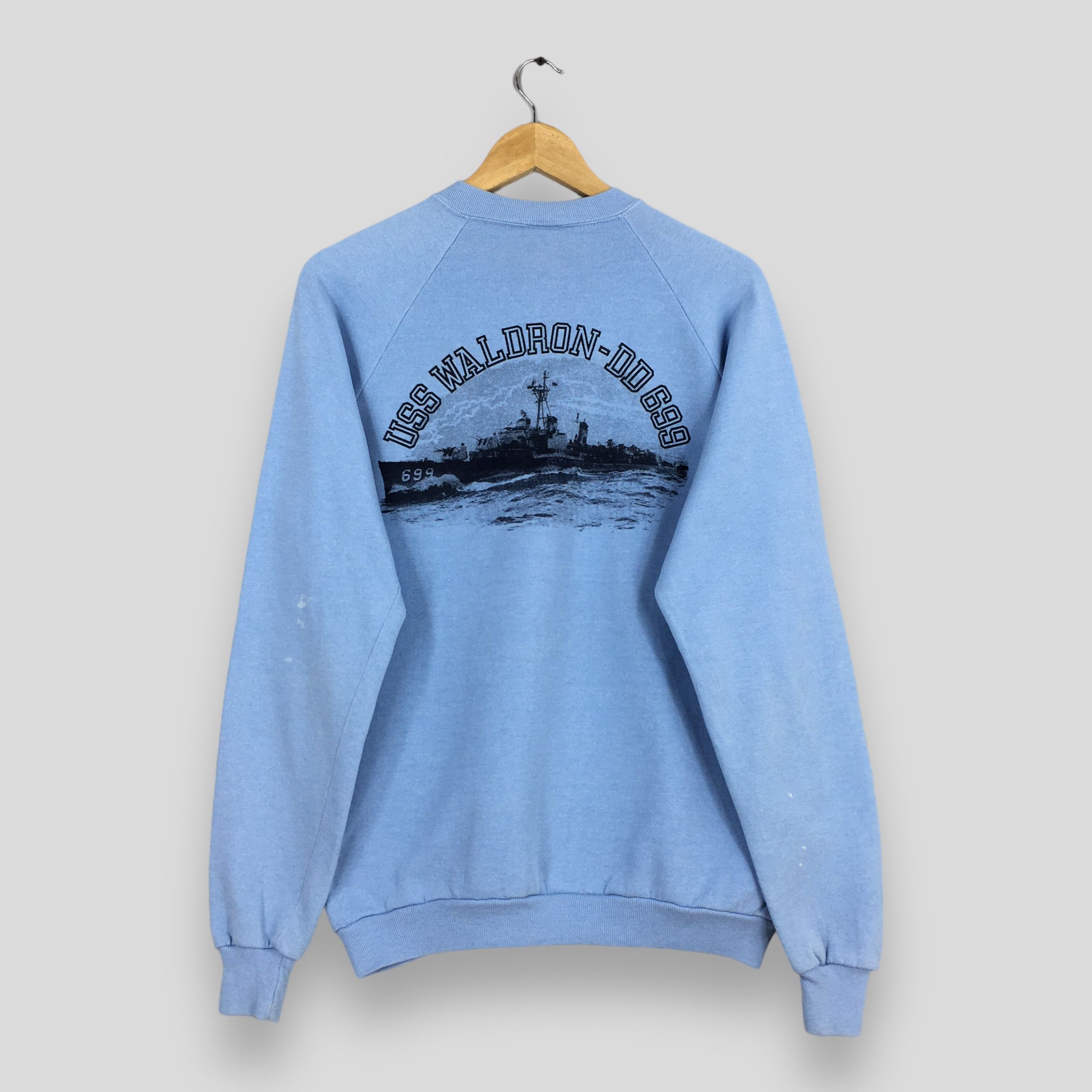 Jerzees × Vintage Vintage 90s United States Navy Blue Sweatshirt XLarge Size US XL / EU 56 / 4 - 8 Thumbnail