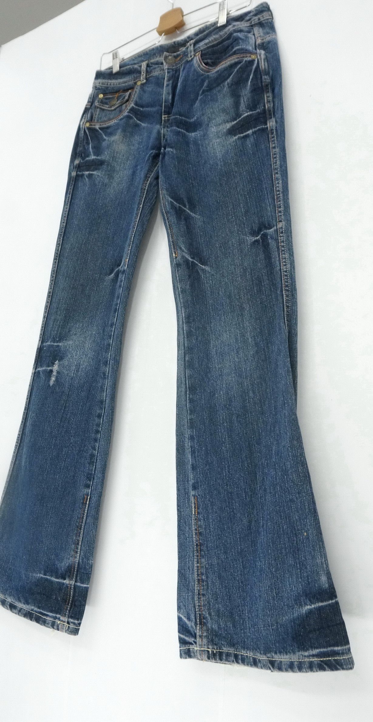 Japanese Brand Vintage INDECENT Japan Flared Jeans Size US 30 / EU 46 - 3 Thumbnail