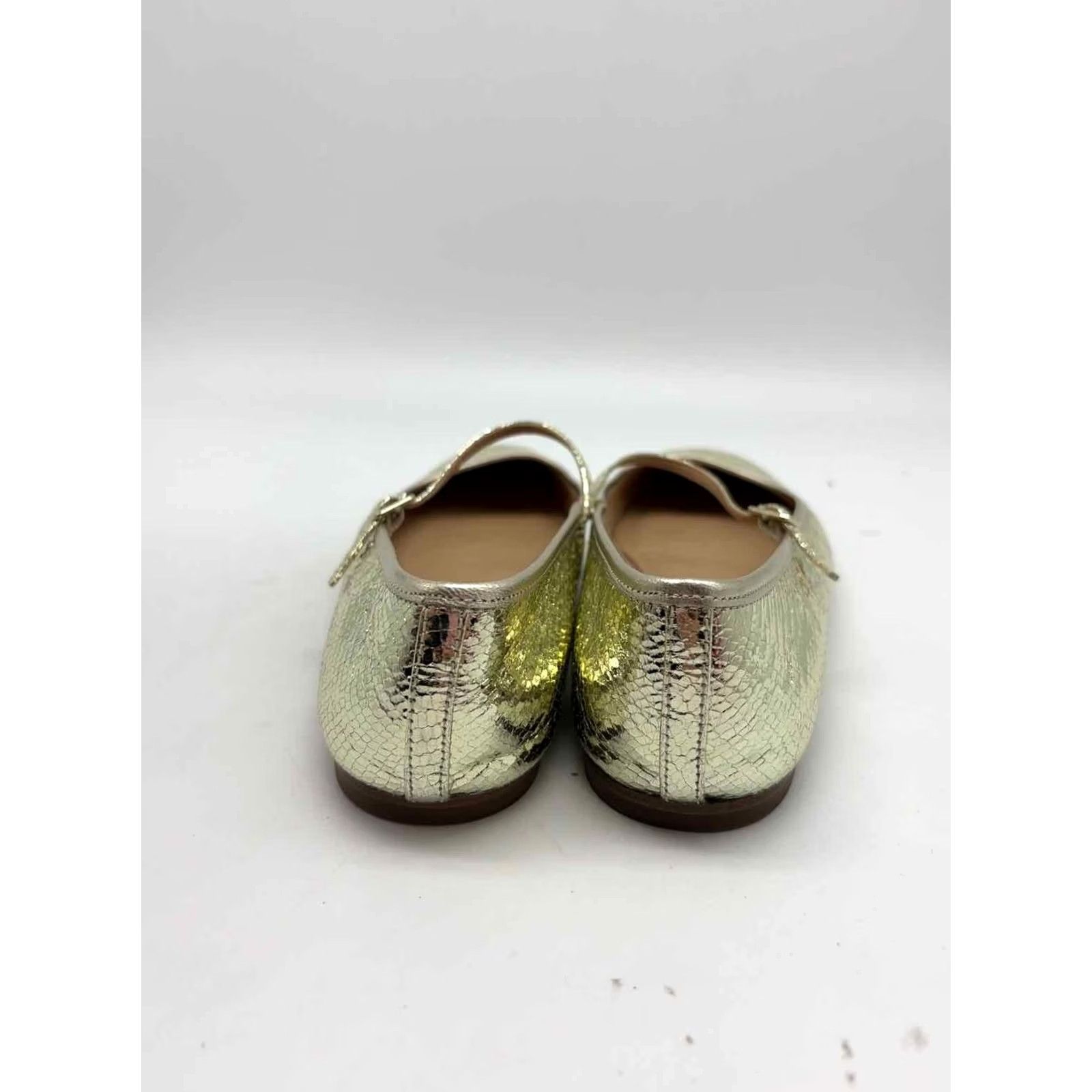 Veronica Beard Veronica Beard Mary Jane Flats Gold Size 7 Size US 7 / IT 37 - 3 Thumbnail