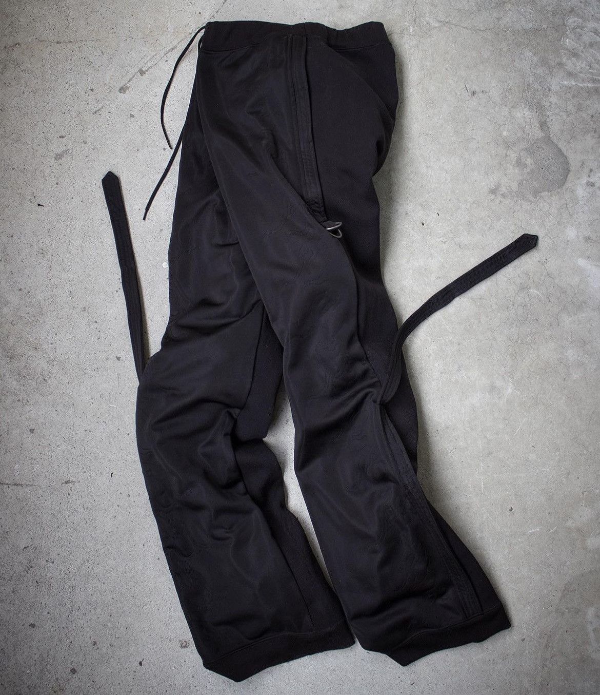 Lad Musician AW02 Bondage Flames Embroidered Pants Size US 30 / EU 46 - 2 Thumbnail