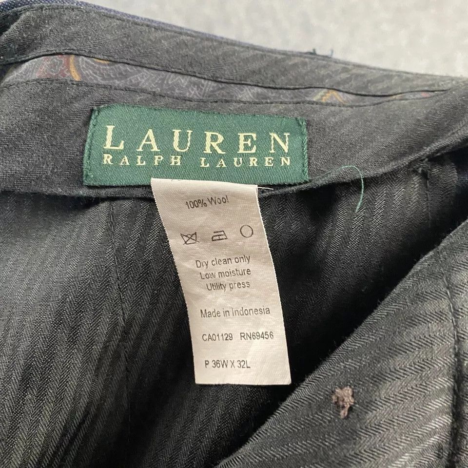 Lauren Ralph Lauren Lauren Ralph Lauren Dress Pants Men's 36x28 Slacks Wool Size US 36 / EU 52 - 6 Thumbnail