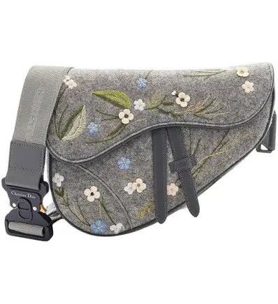 Dior Rare 1/4 Couture Embroidered Saddle bag Size ONE SIZE - 1 Thumbnail