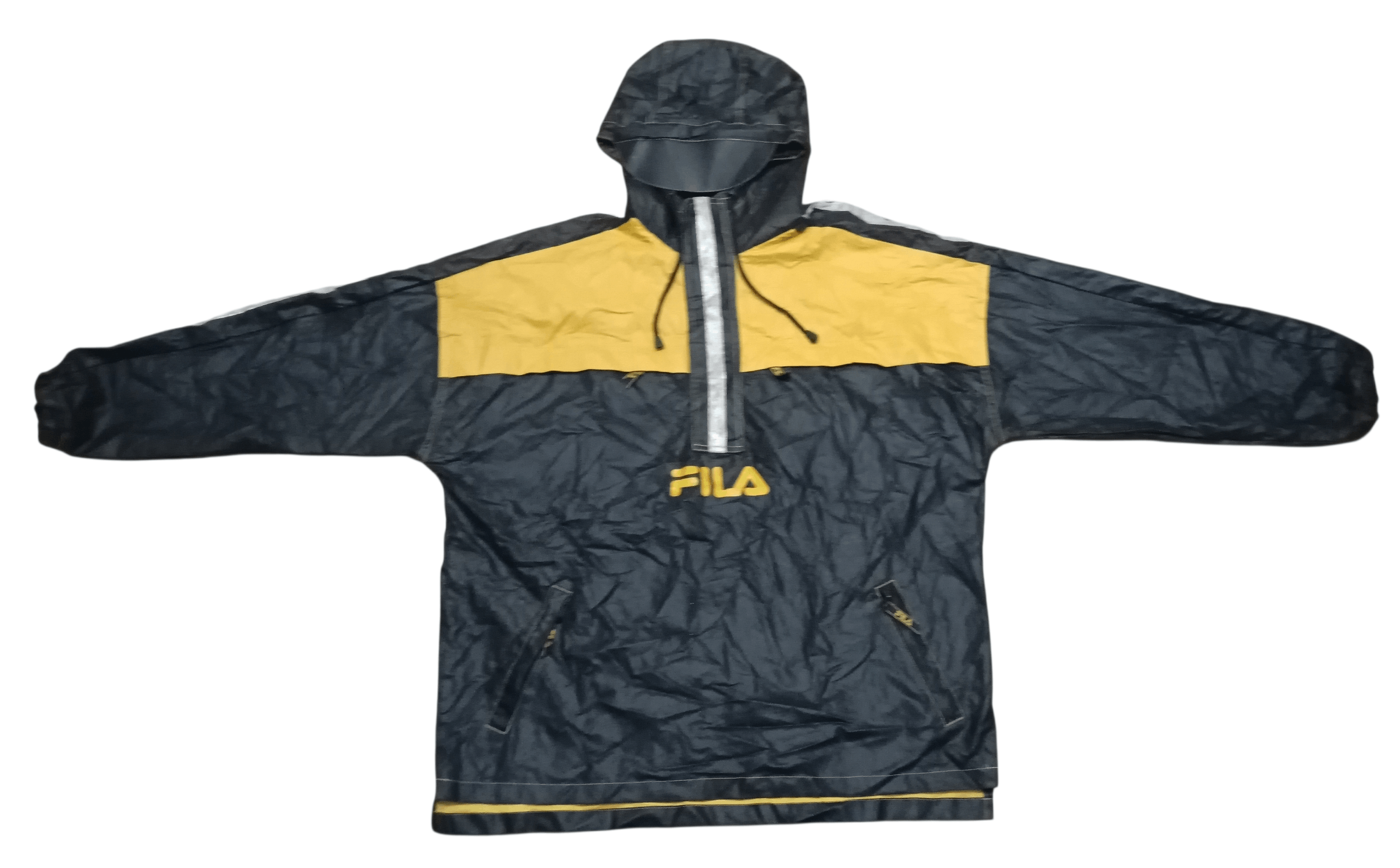 Fila VINTAGE FILA 1/2 ZIPPER RAINCOAT Size US S / EU 44-46 / 1 - 1 Thumbnail