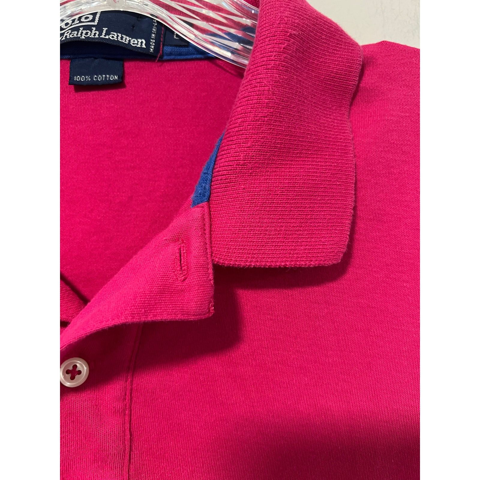Polo Ralph Lauren Polo Ralph Lauren 100% Soft Cotton Collared Shirt Pink Large Size US L / EU 52-54 / 3 - 3 Thumbnail