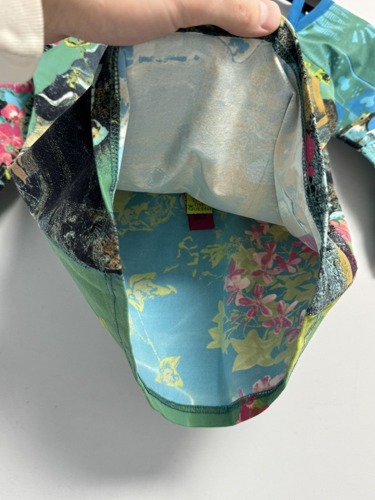 Other Save The Queen 90's Tops Fishbones Abstract Print Poliammide Size M / US 6-8 / IT 42-44 - 7 Thumbnail
