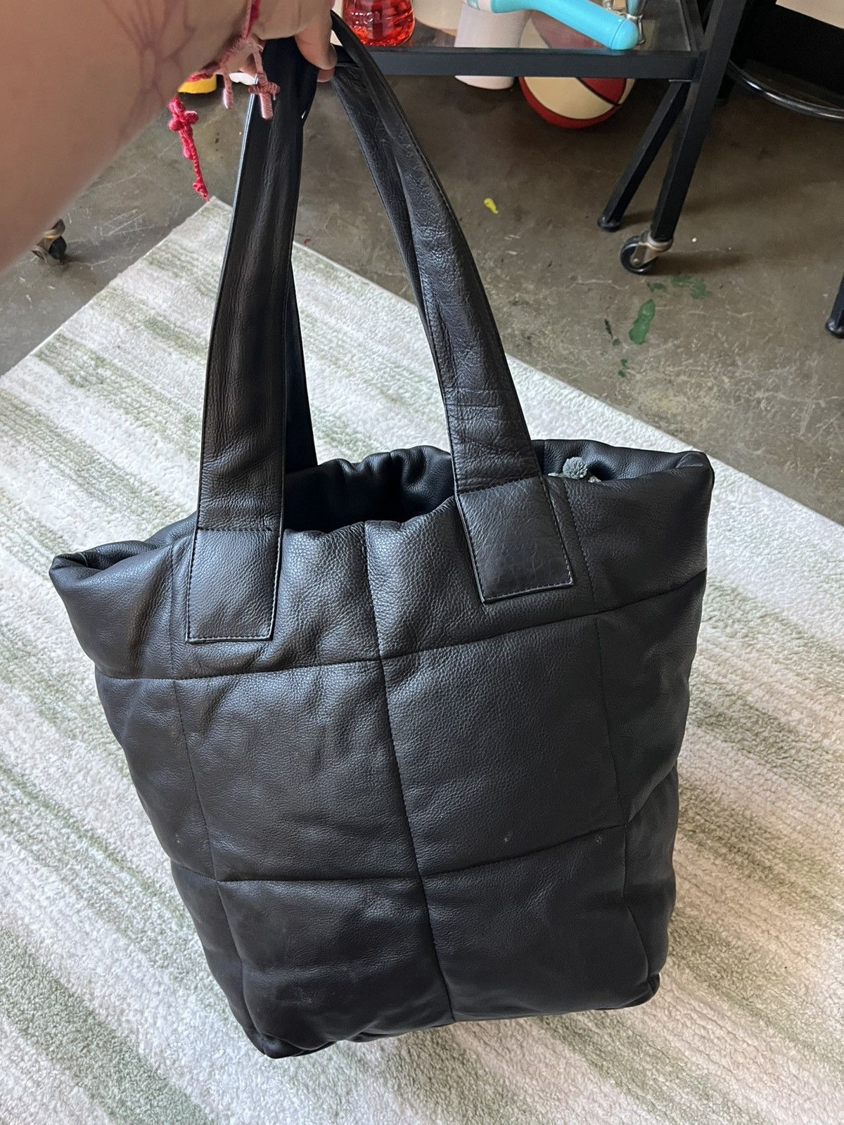 Dries Van Noten Dries Van Noten Puffed Leather Tote Bag Size ONE SIZE - 1 Thumbnail