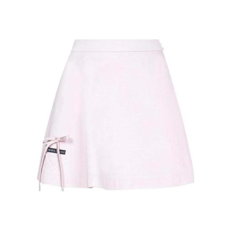 Prada Prada Pink Logo Design Casual Skirt-2506 Size US 42 / EU 58 - 3 Thumbnail