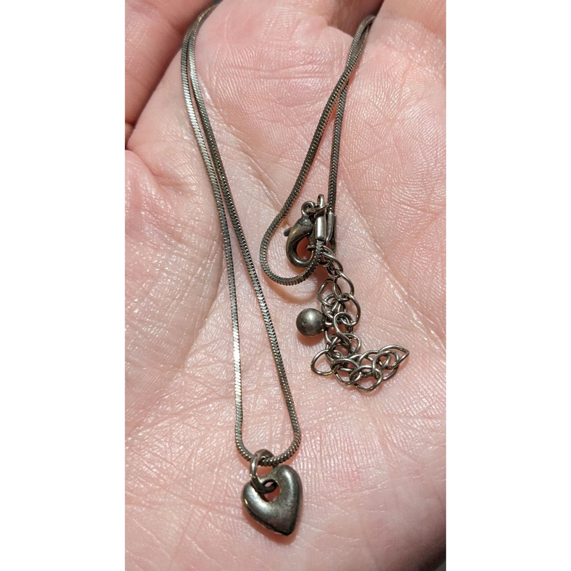 Other Minimalist Silver Heart Charm Necklace Size ONE SIZE - 7 Thumbnail