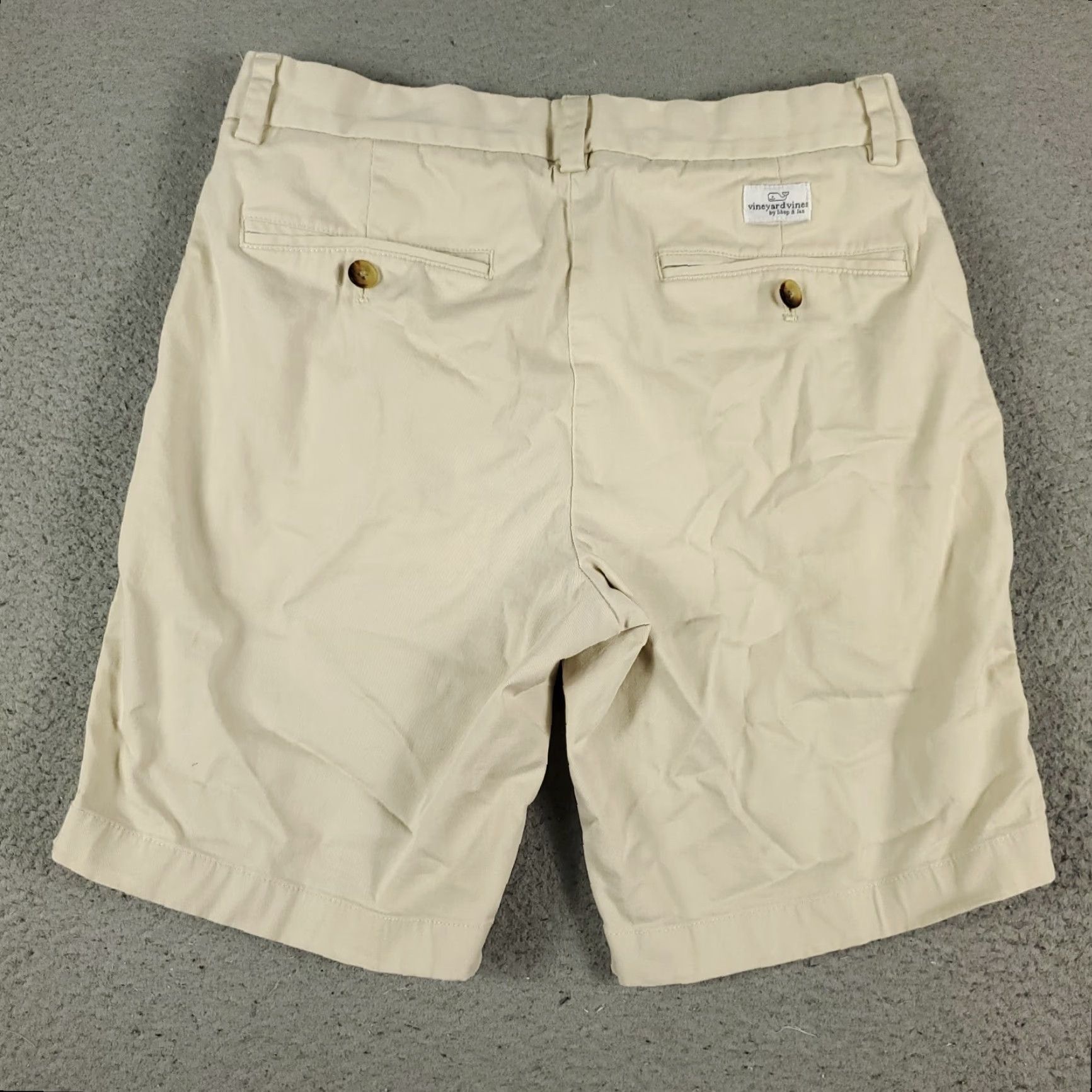 Vineyard Vines VINTAGE Vineyard Vines Shorts Mens Size 28 Flat Front Chino Beige Casual Summer Holiday Size US 28 / EU 44 - 7 Thumbnail