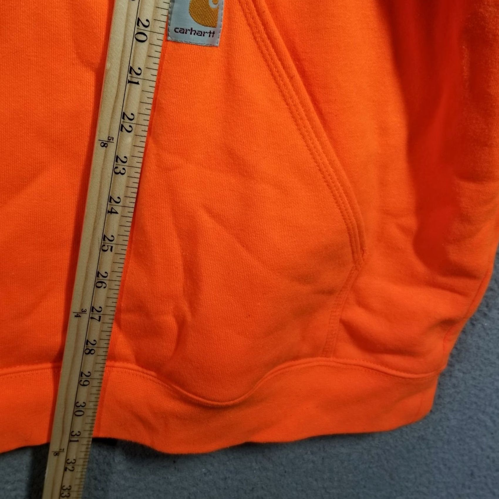Carhartt Carhartt Hoodie Mens XL Orange Pullover Hooded Sweatshirt K121 BOG Workwear Size US XL / EU 56 / 4 - 4 Thumbnail