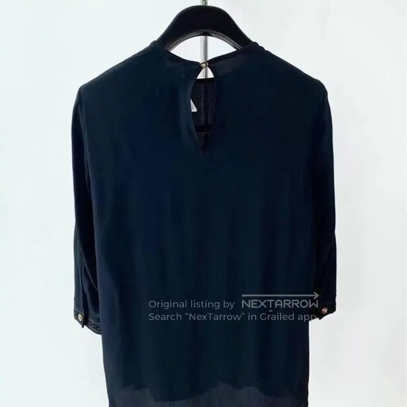 Versace Versace Black Cotton Women's Top . Size S / US 4 / IT 40 - 2 Thumbnail