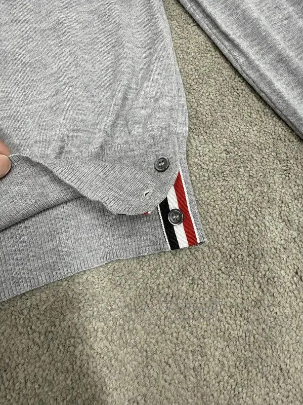 Thom Browne Thom Browne Gray Wool Pullover Sweater . Size S / US 4 / IT 40 - 2 Thumbnail