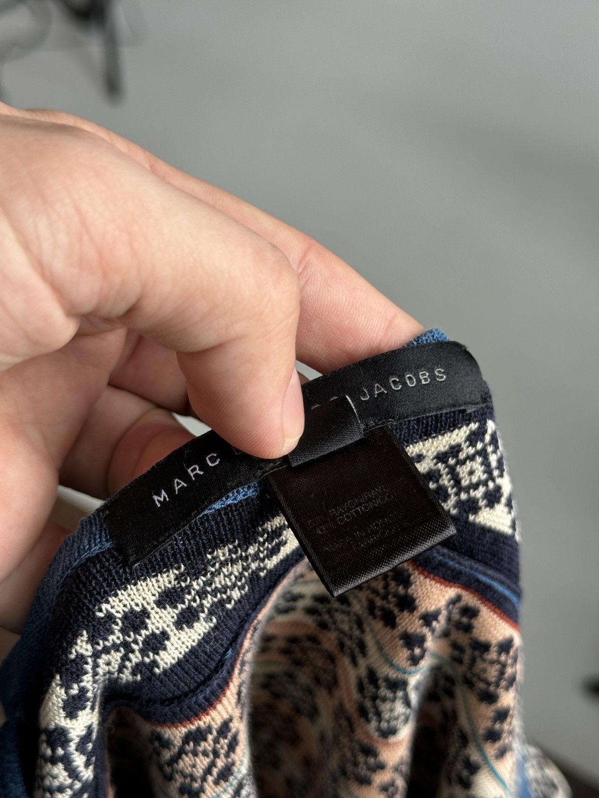 Designer × Marc Jacobs × Marc by Marc Jacobs Marc by Marc Jacobs Distressed Multicolor Top Blusa Size S / US 4 / IT 40 - 16 Thumbnail