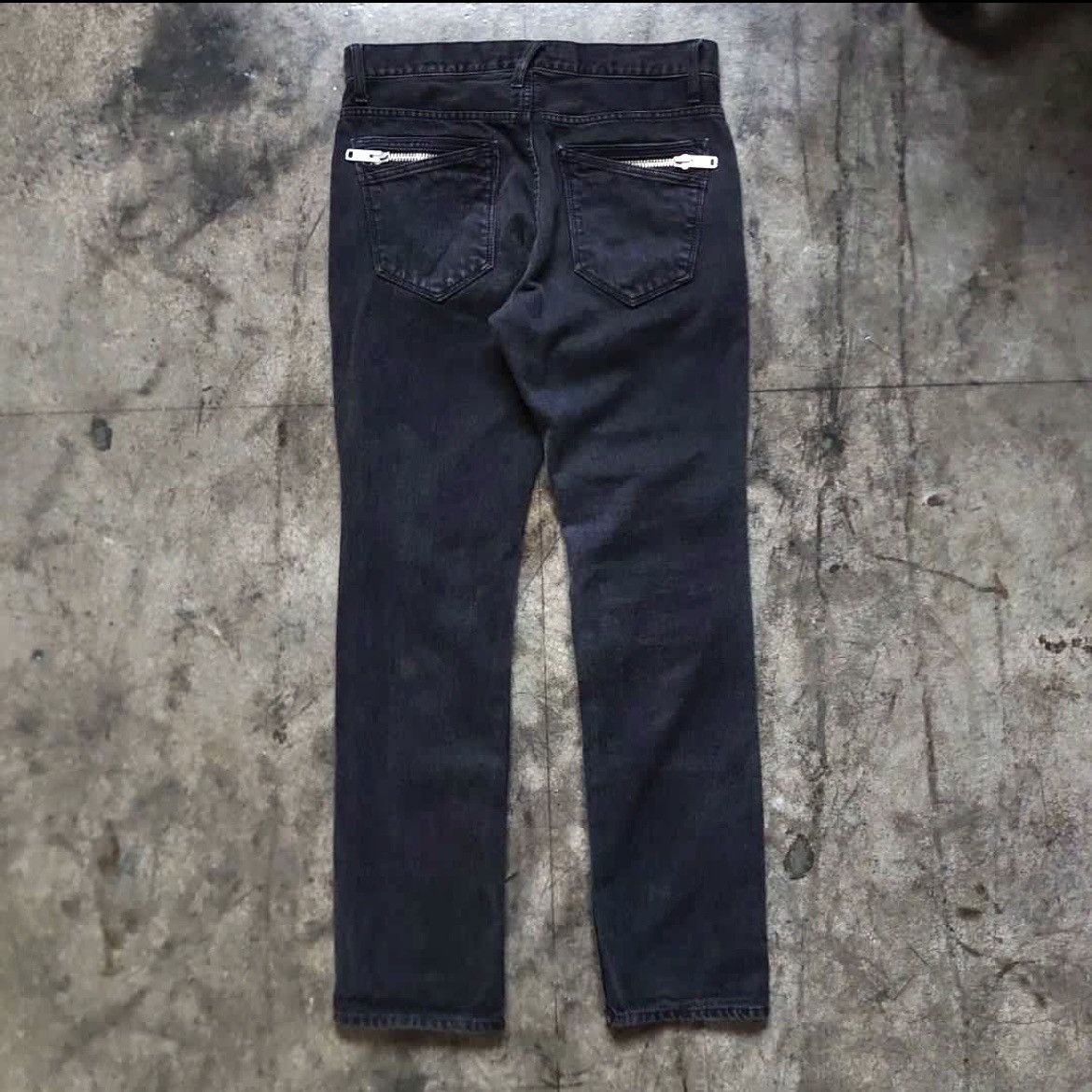 Vintage PPFM Zipper Punk Bikers Denim