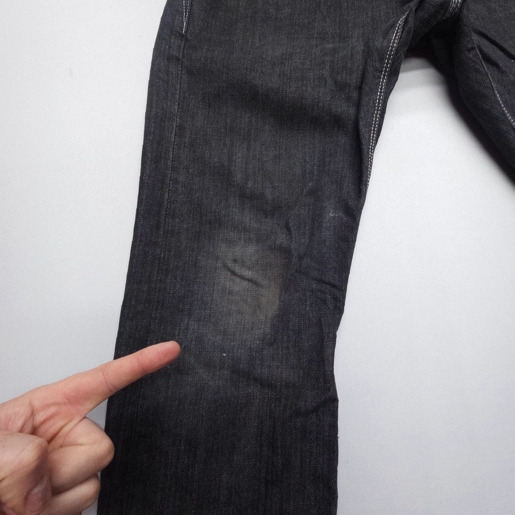 Levi's Levi's 514 Slim Straight Jeans Mens 32 x 29 Denim Black 2000s Y2K Vintage Theme American Jeans 5-Pocket Mens Size US 32 / EU 48 - 3 Thumbnail