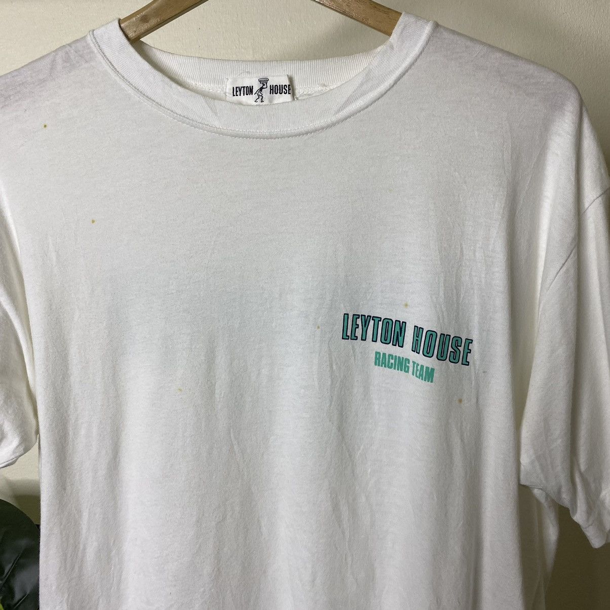 Japanese Brand × Vintage Vintage 1990s Leyton House Racing Team Tee Size US M / EU 48-50 / 2 - 6 Thumbnail