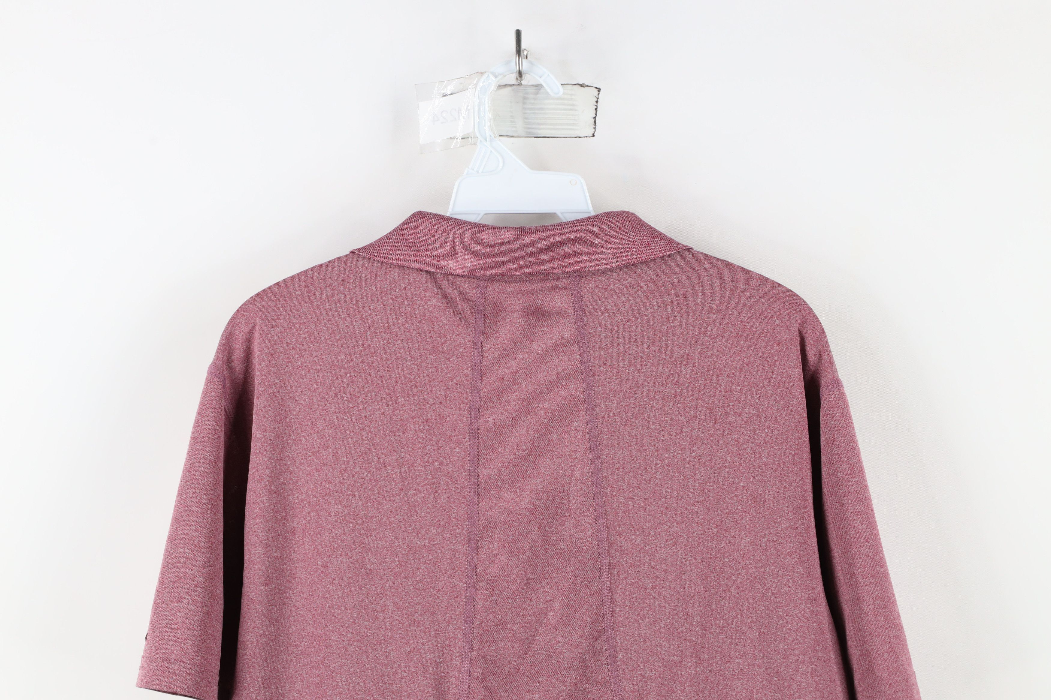Bonobos × Vintage Bonobos Golf Spell Out Knit Collared Polo Shirt Heather Red Size US M / EU 48-50 / 2 - 11 Thumbnail