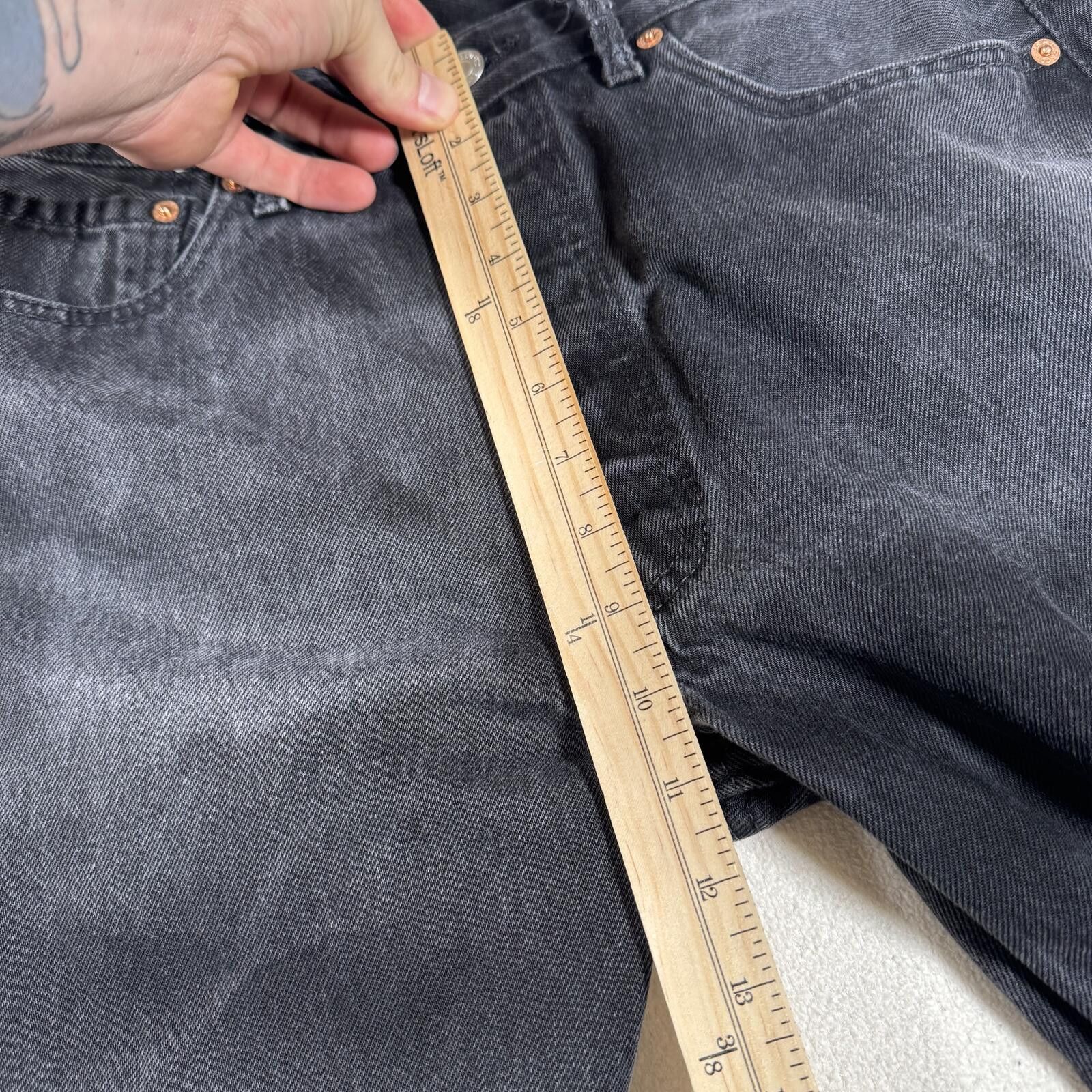 Other Vintage 90s Levis 501 Made In Canada Black Denim Jeans Size US 33 - 9 Thumbnail