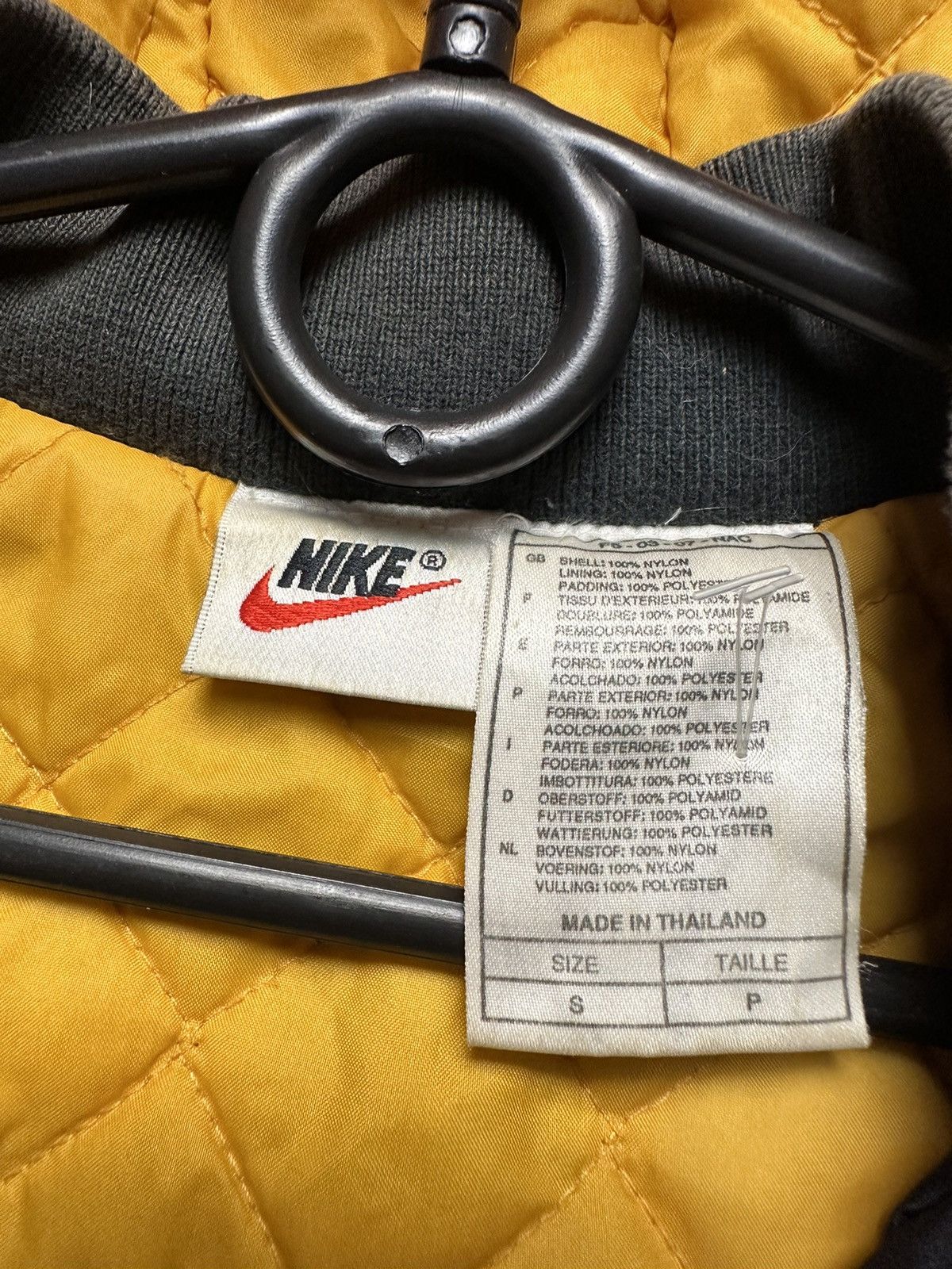 Nike × Vintage Vintage Nike Jacket bomber rare logo size S distressed Size US S / EU 44-46 / 1 - 6 Thumbnail