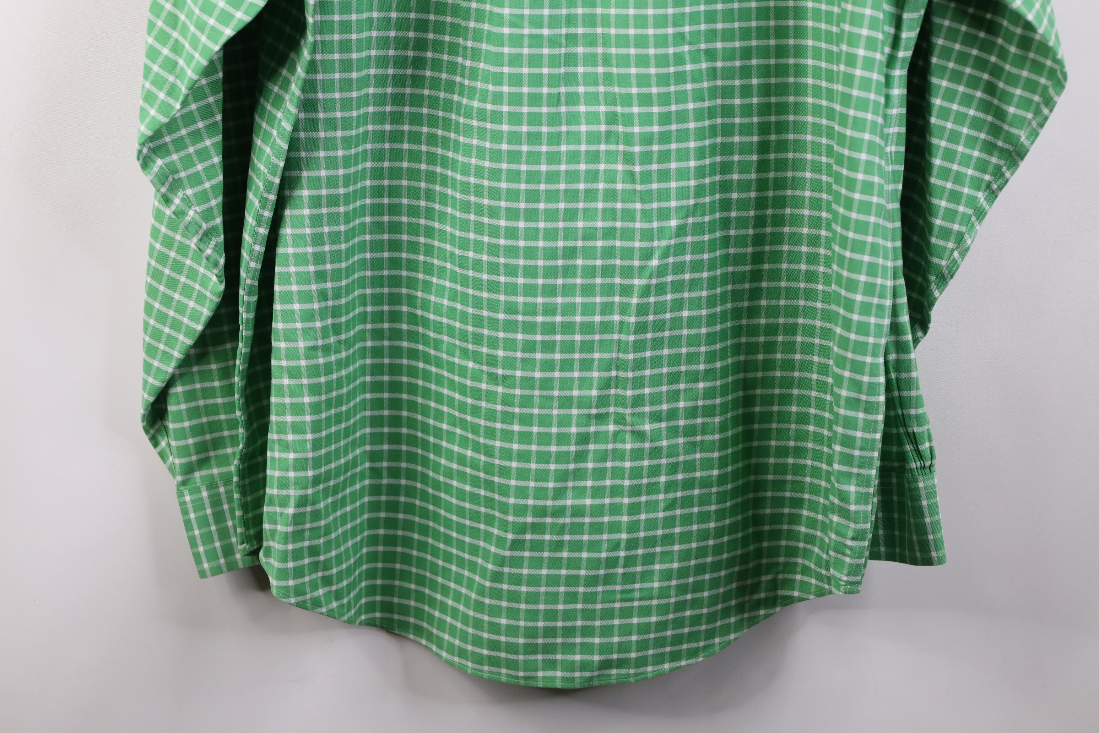 Brooks Brothers Vintage Brooks Brothers Cotton Button Down Shirt Green Plaid Size US L / EU 52-54 / 3 - 13 Thumbnail