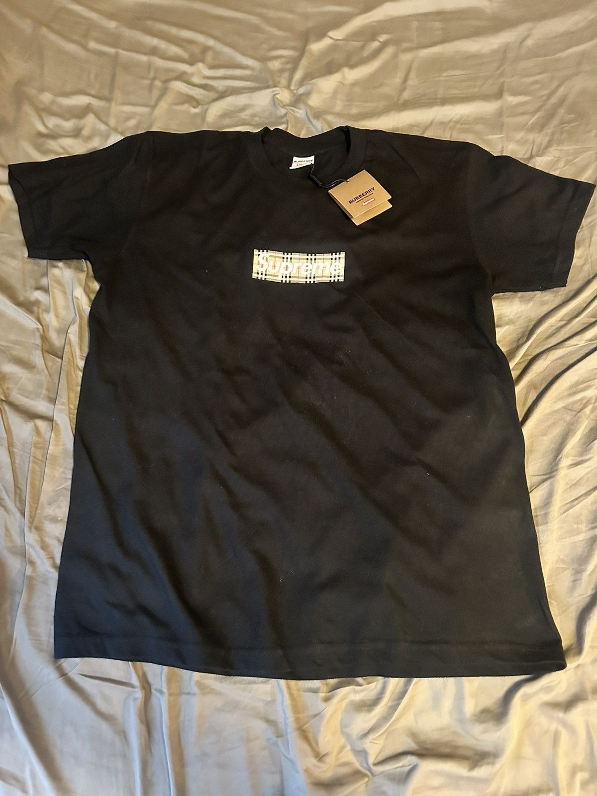Supreme / Burberry Box Logo Tee 