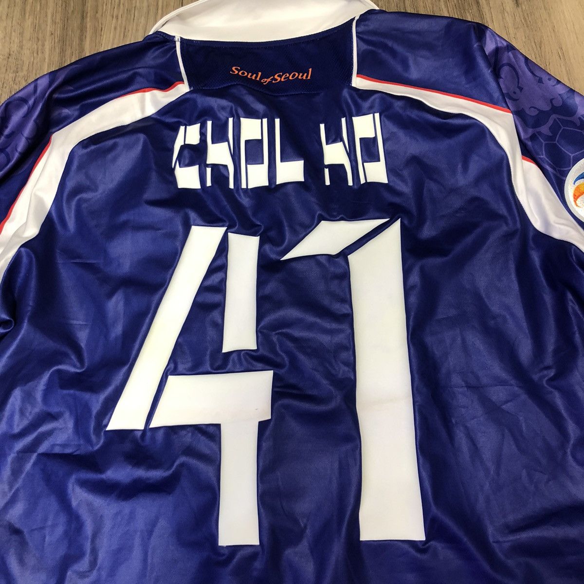 Le Coq Sportif Seoul FC 2014 Match issued/worn gk shirt #41 Chol Ho Size US XL / EU 56 / 4 - 10 Thumbnail