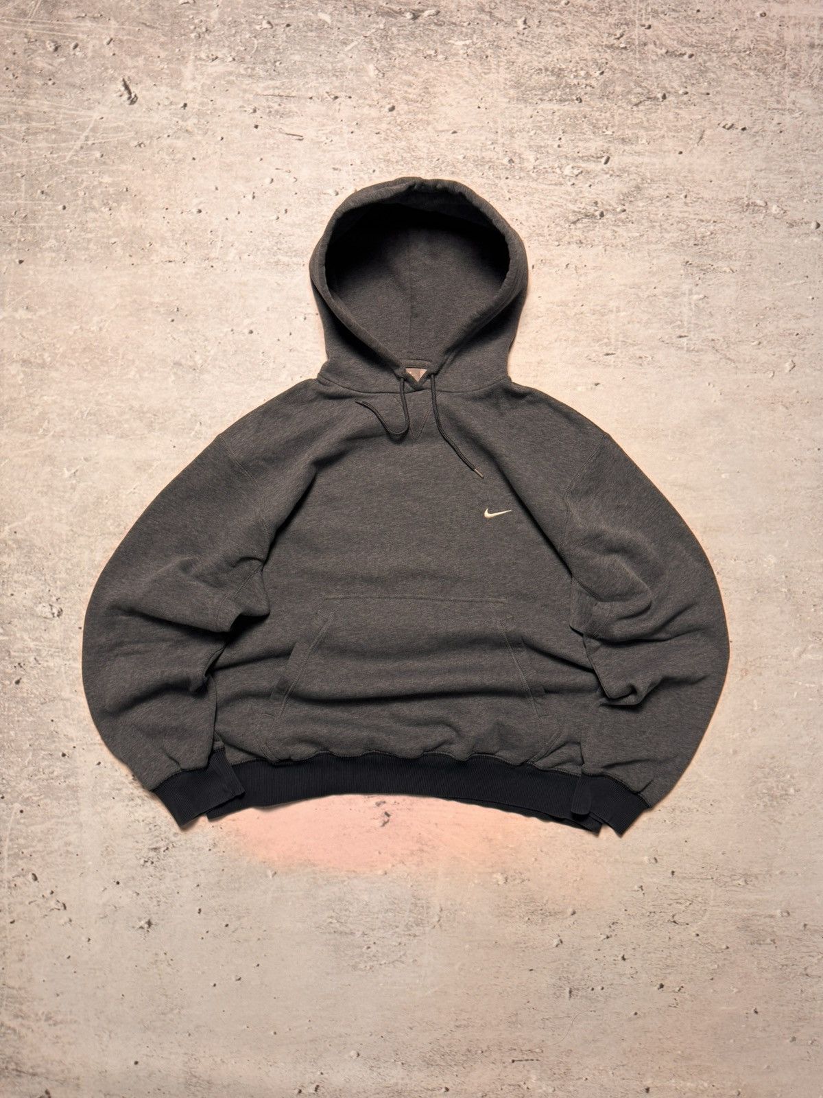 Nike × Vintage NIKE VINTAGE CENTER LOGO OVERSIZE BOXY HOODIE Size US XL / EU 56 / 4 - 1 Thumbnail