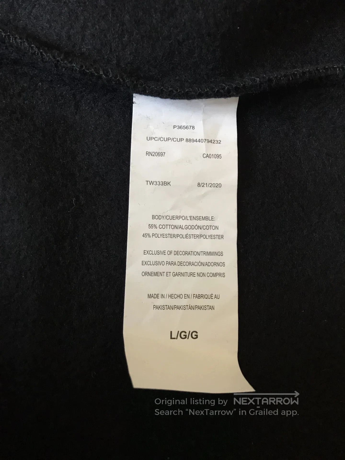 Dickies Dickies Black Hooded Pullover Sweatshirt. Size US L / EU 52-54 / 3 - 7 Thumbnail