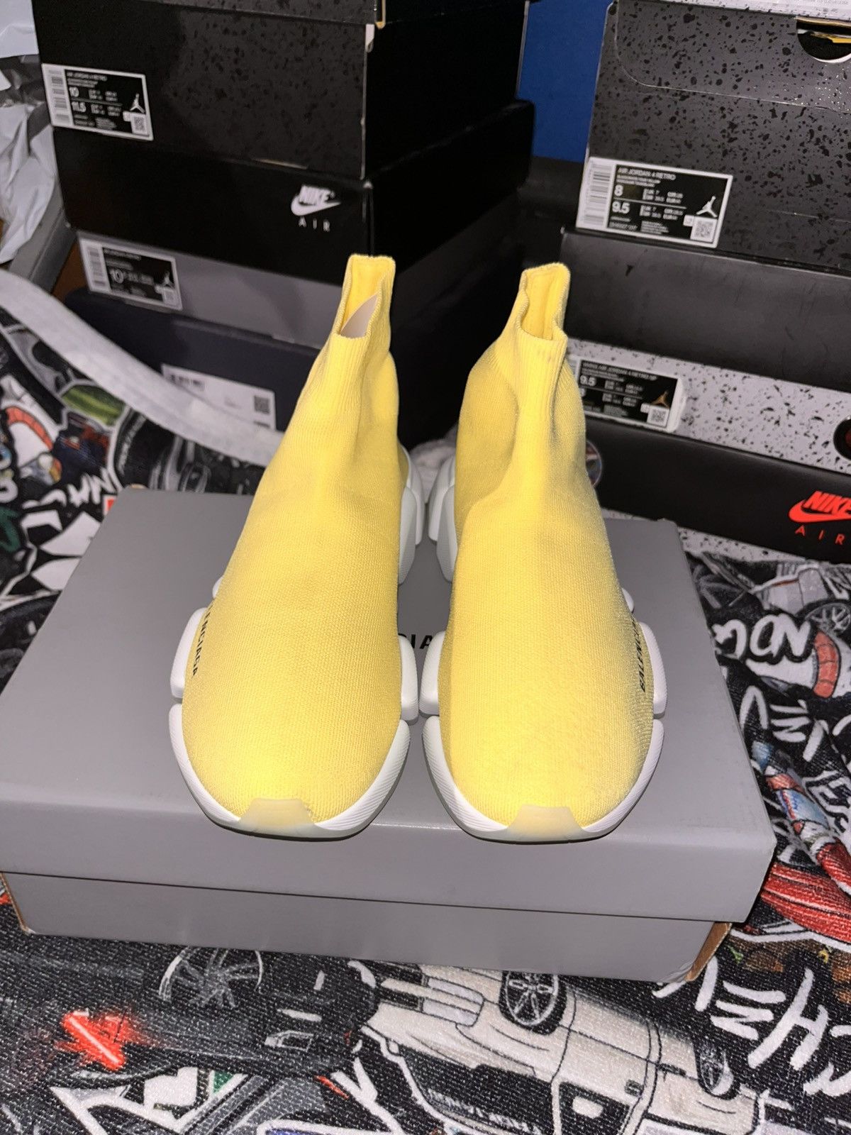 Balenciaga 2022 Balenciaga Wmns Speed 2.0 Sneaker ‘Light Yellow’ Size US 8 / IT 38 - 3 Thumbnail