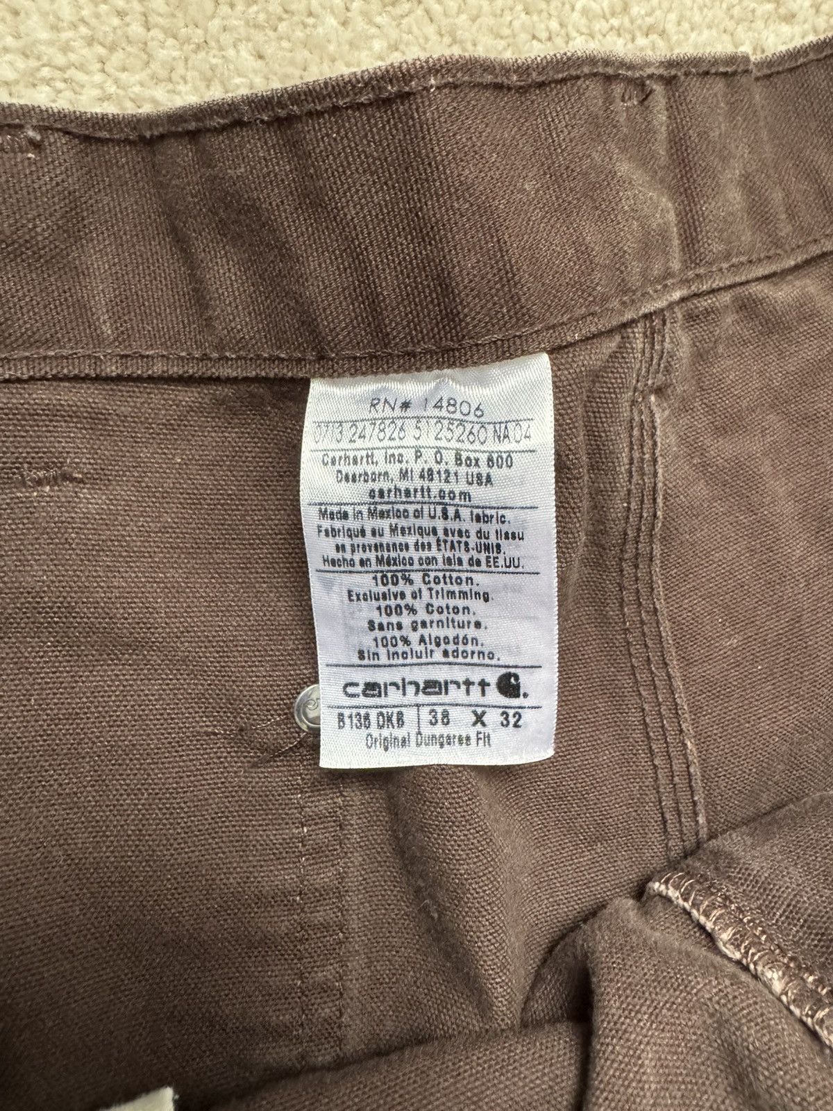 Carhartt × Vintage Carhartt double knees Size US 36 / EU 52 - 6 Thumbnail