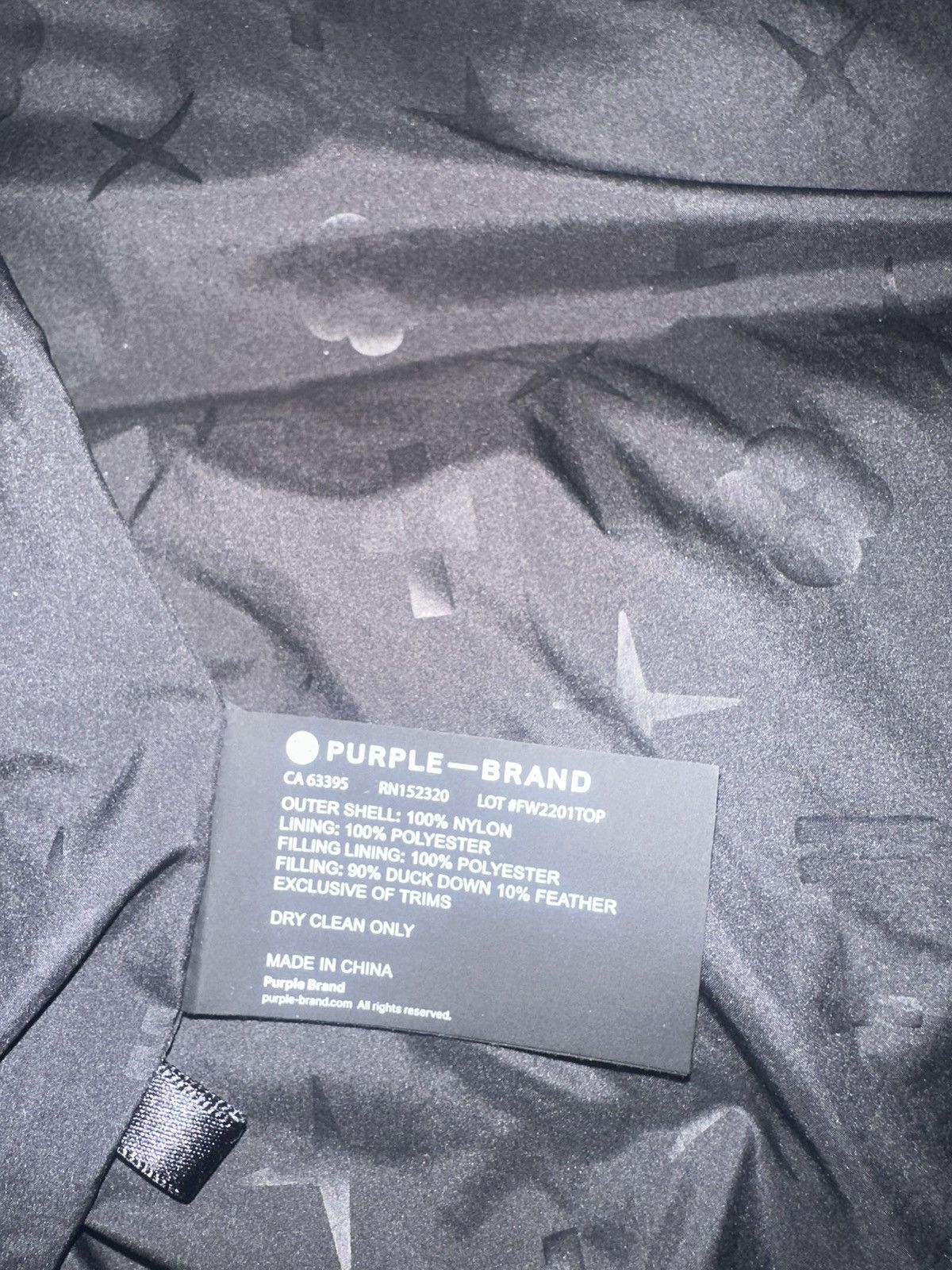 Purple Brand Purple Brand Puffer Jacket Size US L / EU 52-54 / 3 - 6 Thumbnail