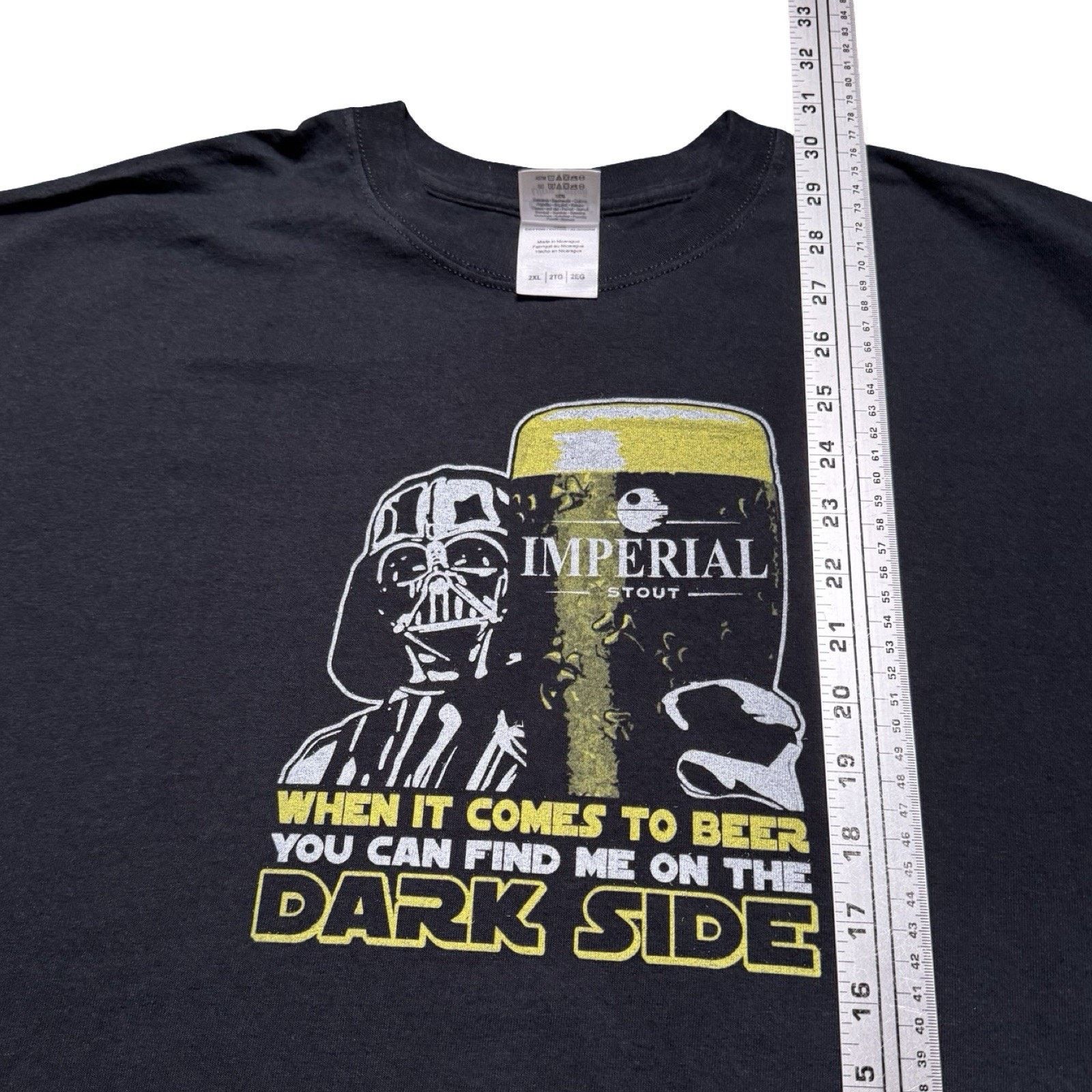 Star Wars Y2K Star Wars Join The Dark Side Imperial Beer T Shirt 2 XL Size US XXL / EU 58 / 5 - 5 Thumbnail