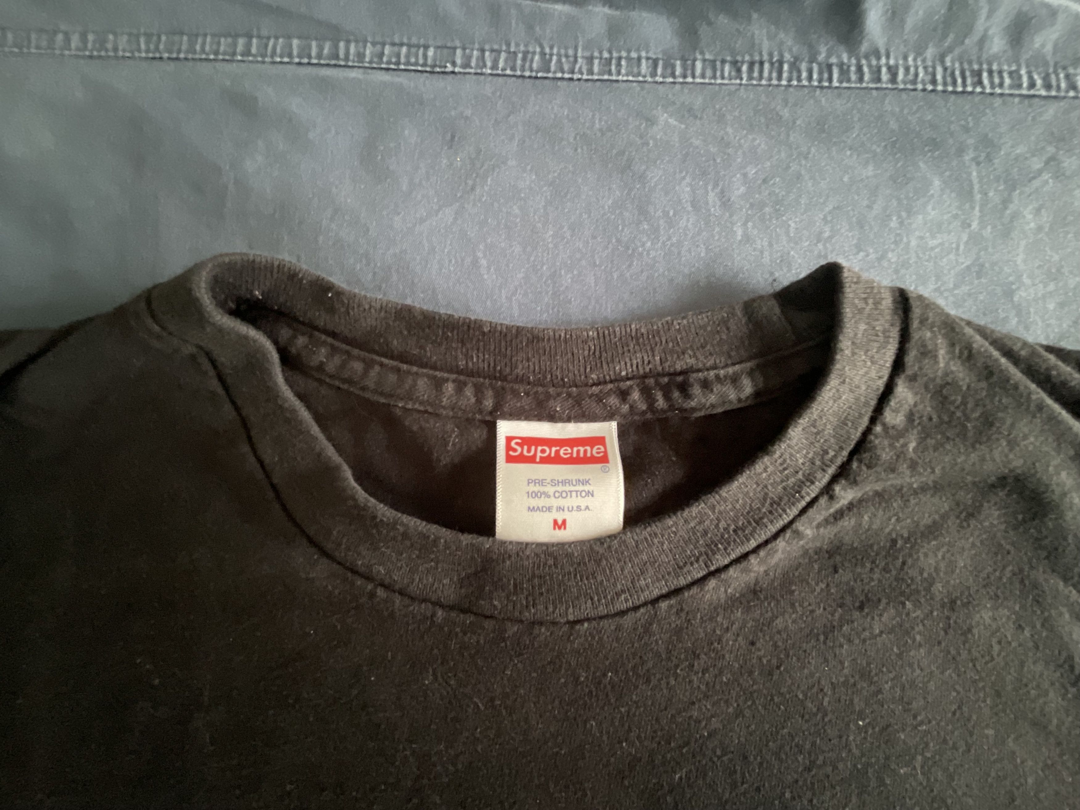 Supreme Supreme Black Fire Logo Short Sleeve Tee Shirt Size US M / EU 48-50 / 2 - 4 Thumbnail