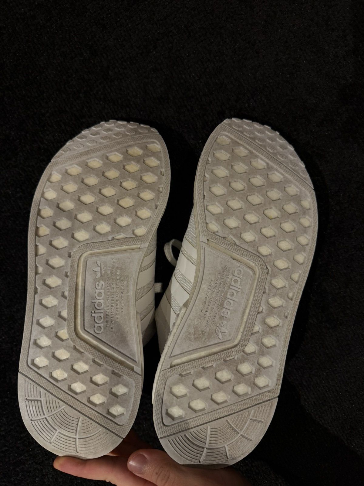 Adidas Triple White Nmd R1 Adidas Size US 8.5 / EU 41-42 - 8 Thumbnail