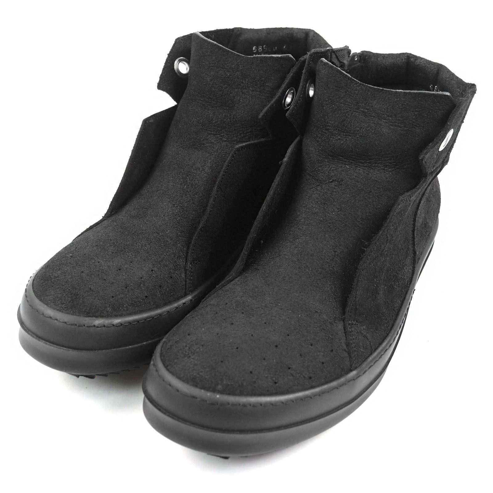 Rick Owens Rick Owens Island Dunk Leather Sneakers Leather Shoes Ru14S1895 in Black, Men's