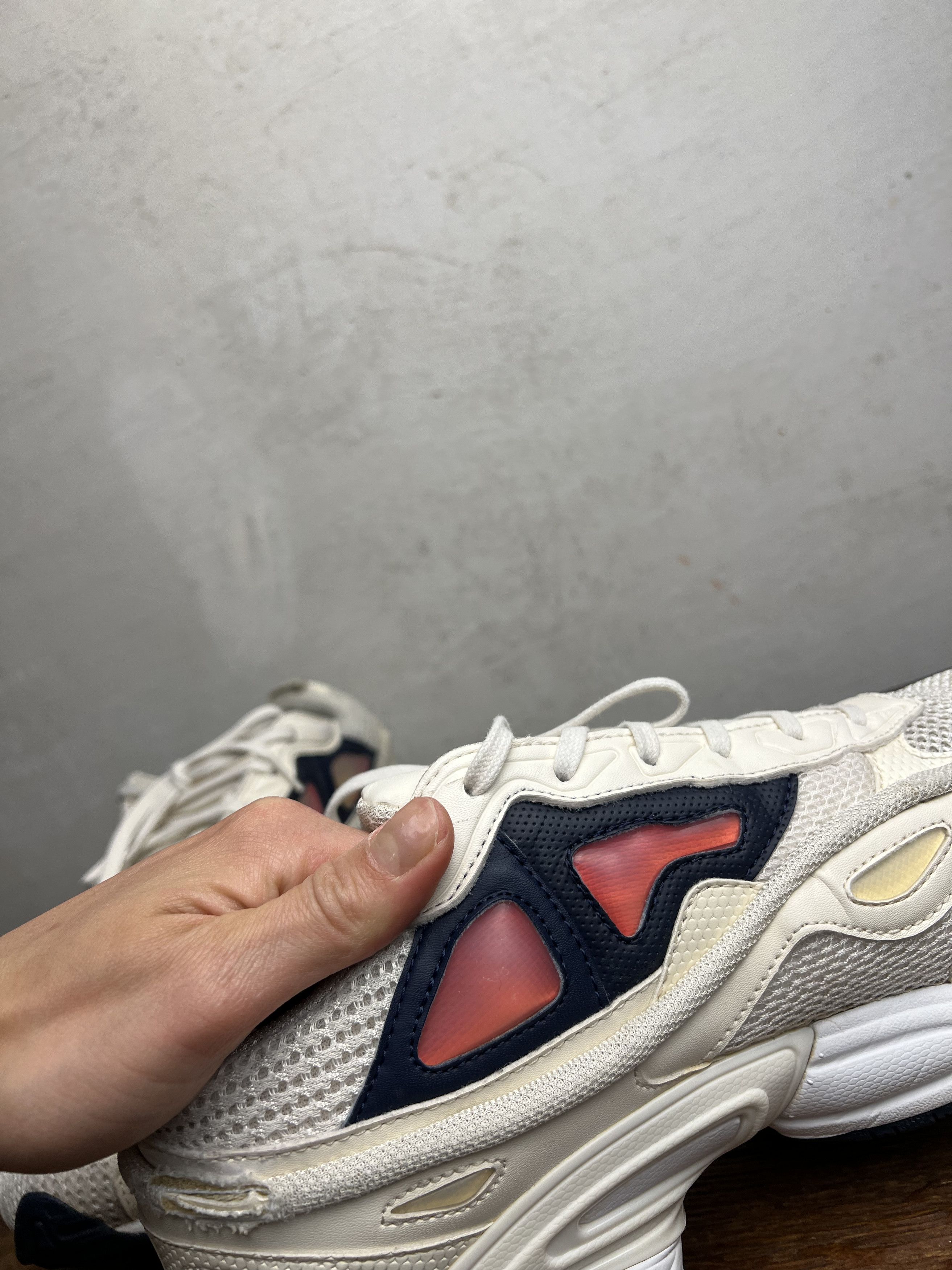 Adidas × Raf Simons Raf Simons x Adidas Ozweego 2 Chalk white Sneakers Size US 11 / EU 44 - 18 Thumbnail