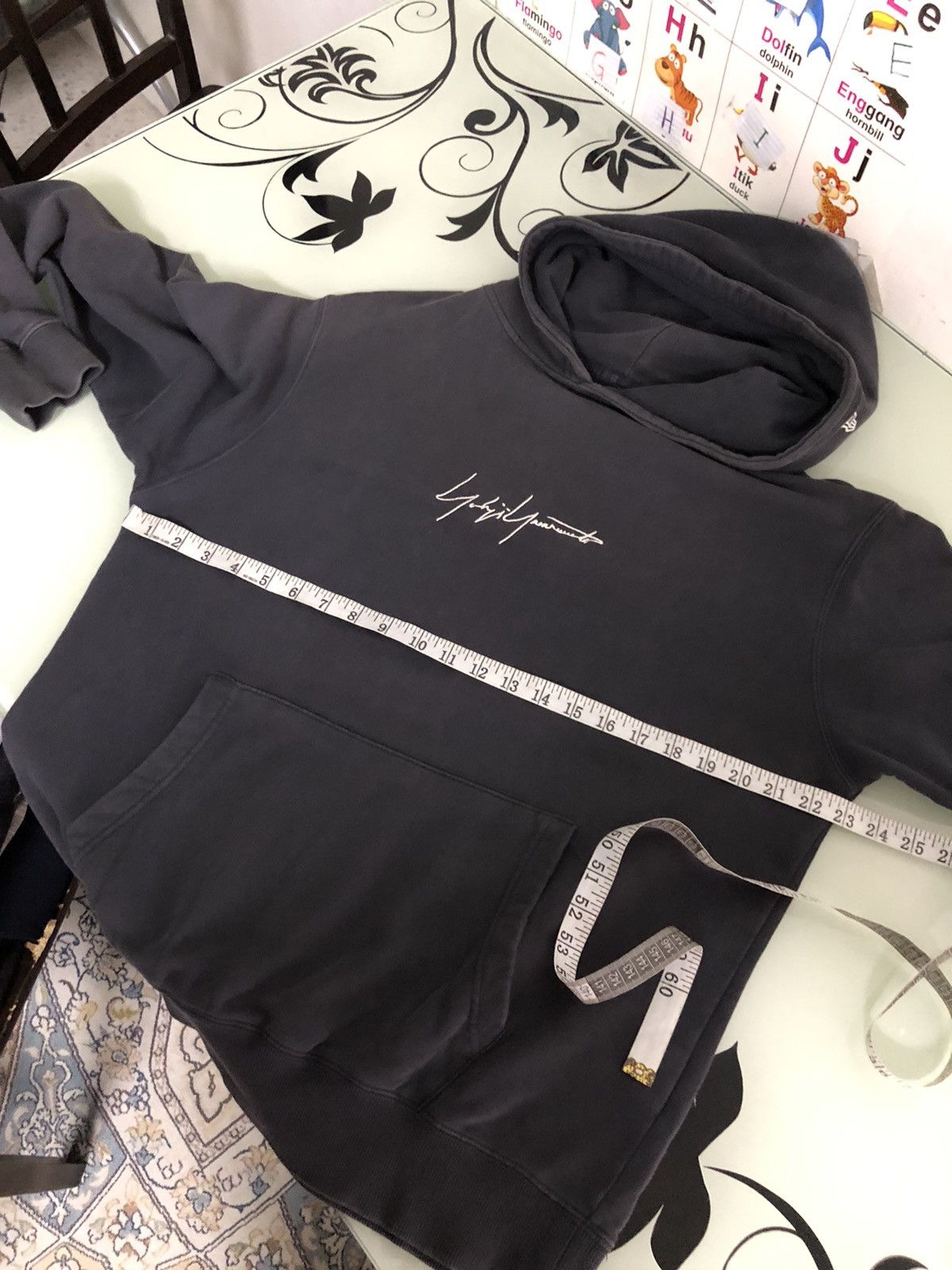 Yohji Yamamoto Rare❗️Yohji Yamamoto x New Era Embroidery Hoodie Size US L / EU 52-54 / 3 - 16 Thumbnail